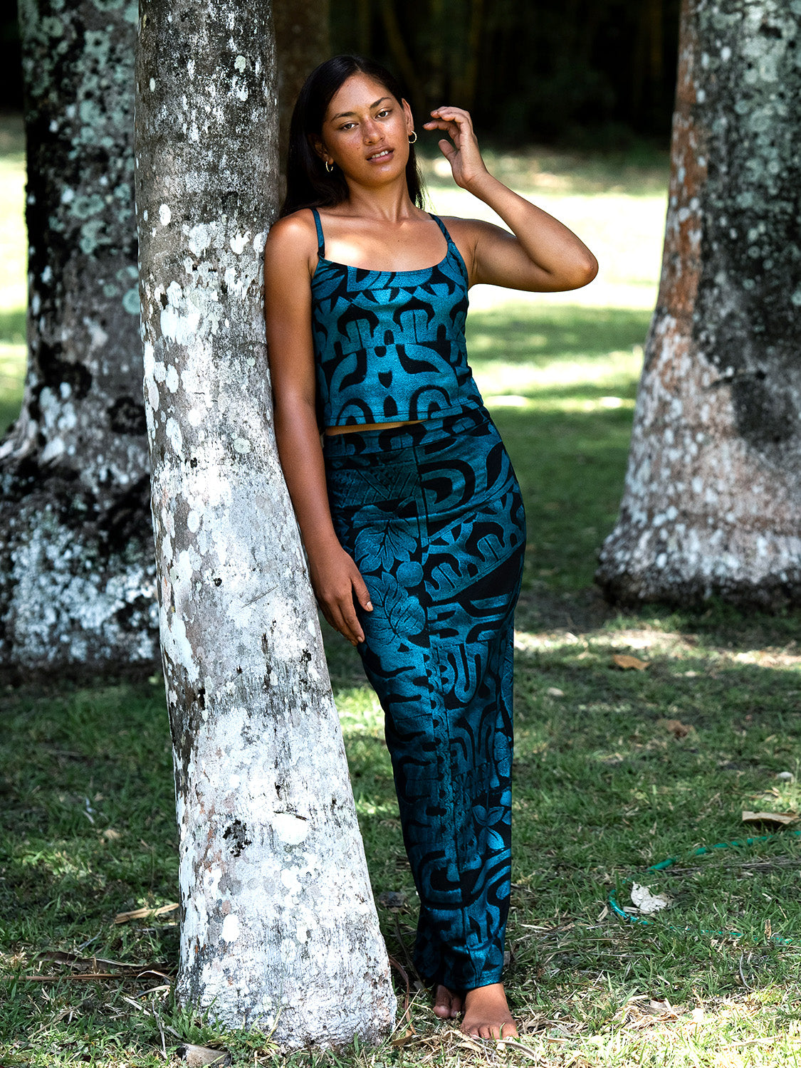 Hunaarii Drop Waist - Turquoise Pearl