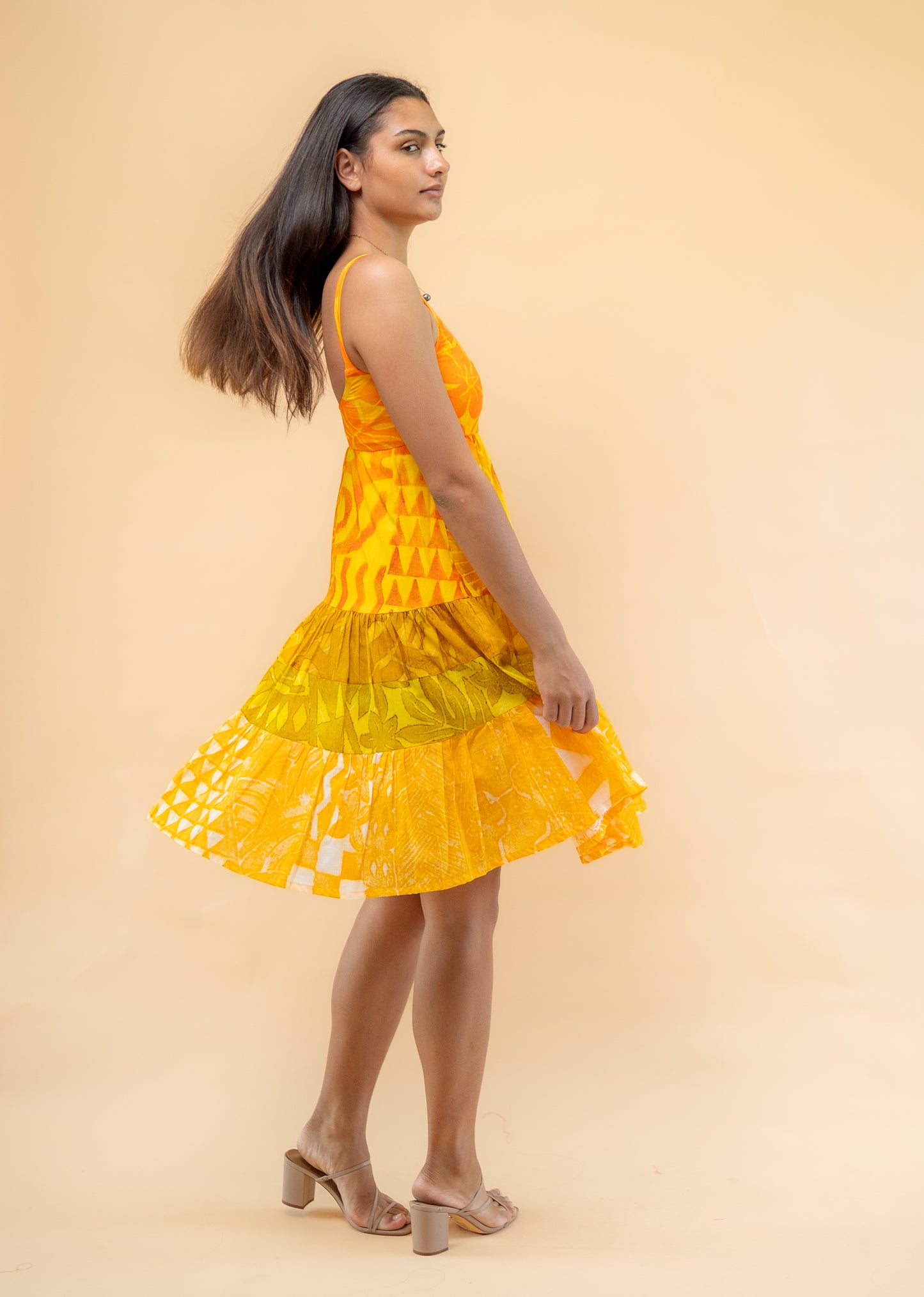 Maine Mini Dress - Saffron