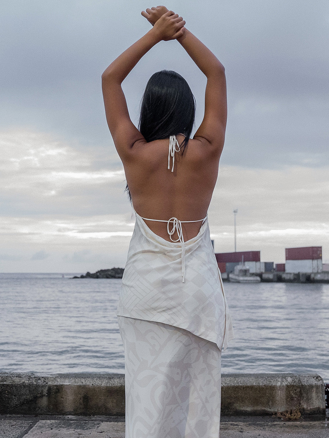 Mi'i Halter Top - Cream