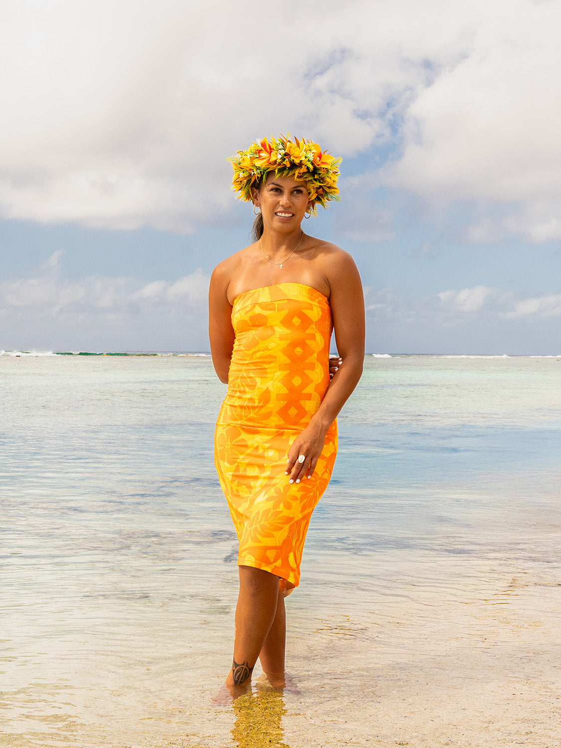 Mina Dress - Saffron