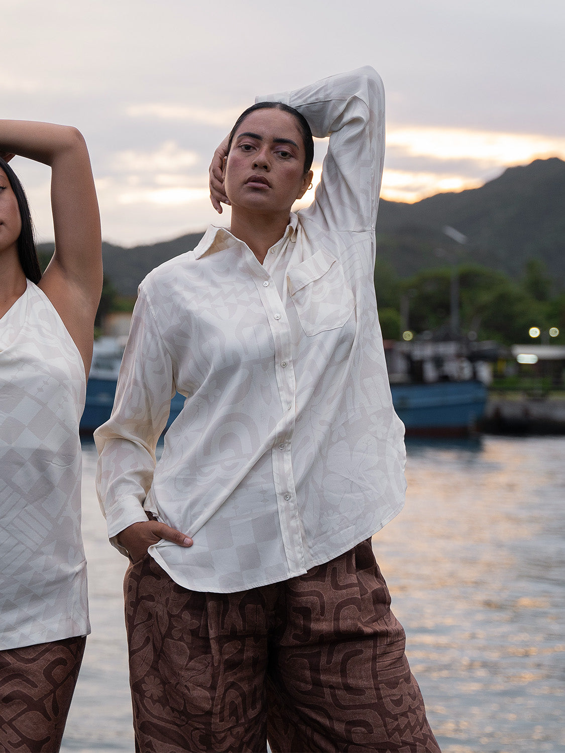 Omai Oversized Shirt - Cream