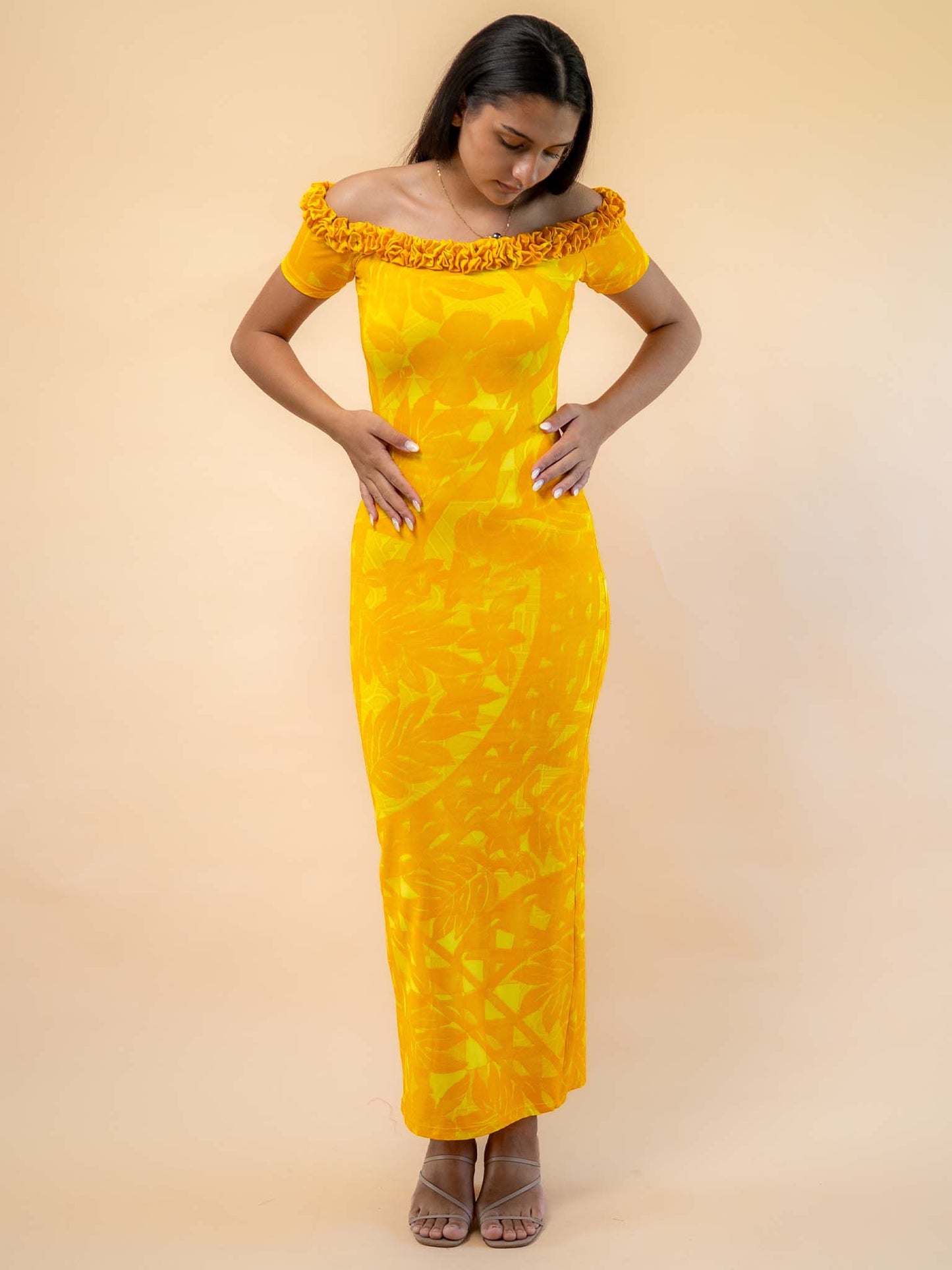 Huahine Dress - Amber