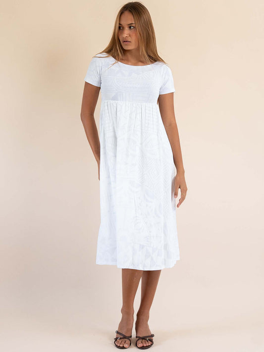 Tarani Dress Midi - Gardenia