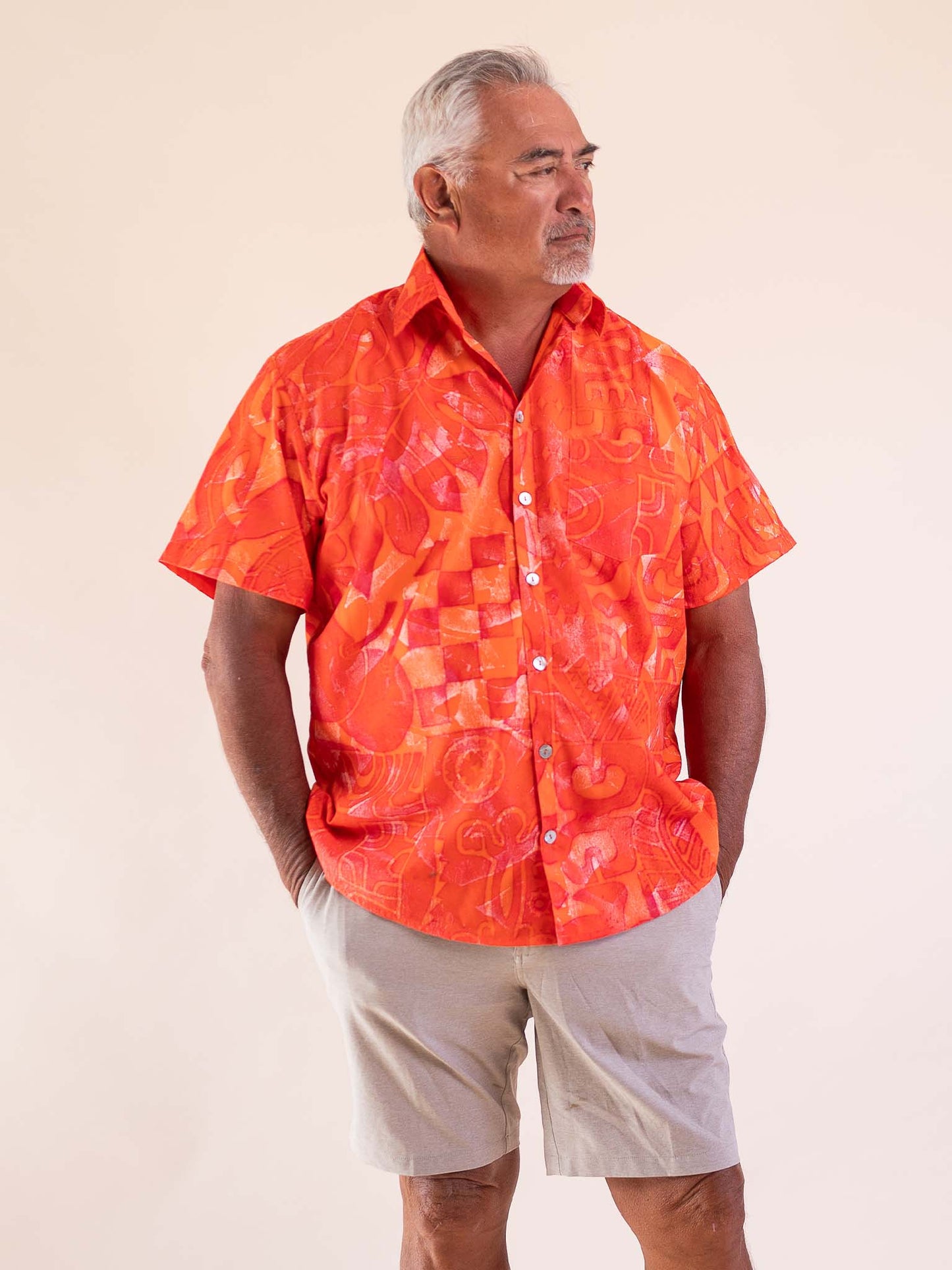 Taputu Shirt - Flamboyant