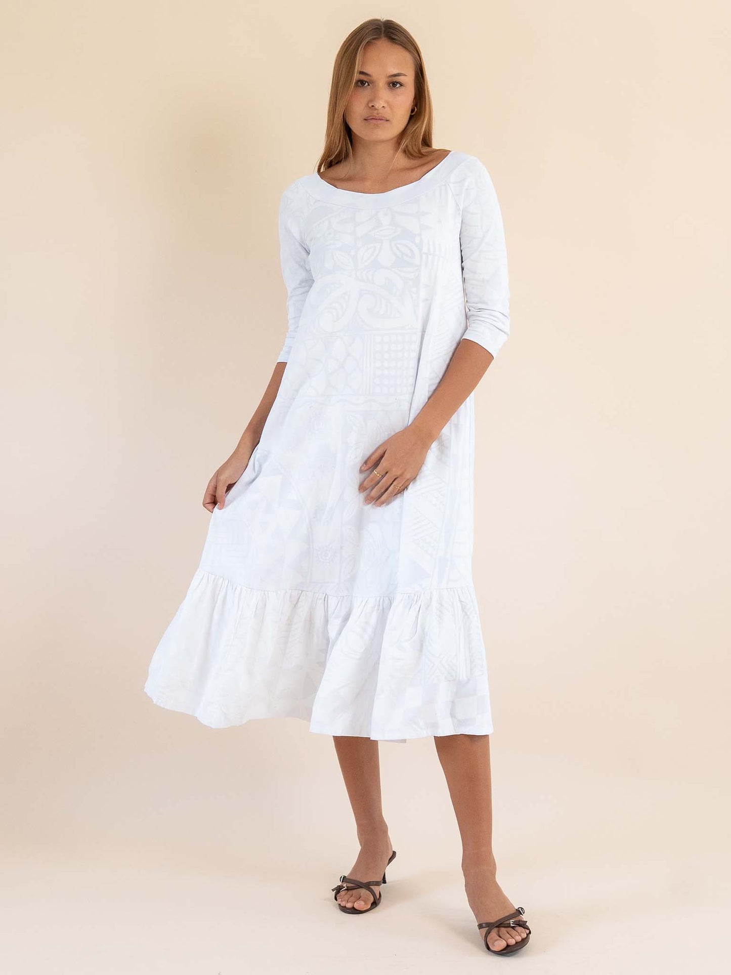 Hinanui Dress - Gardenia