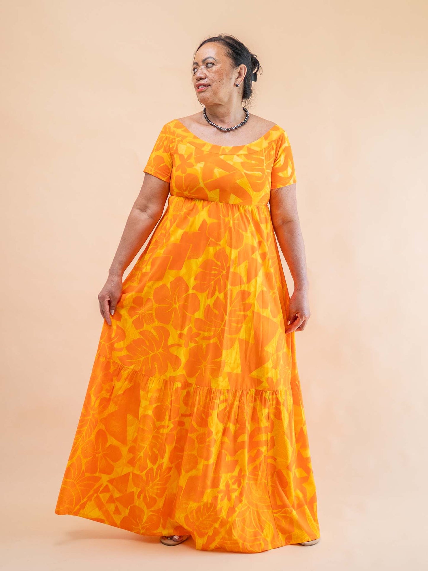 Vaine Dress - Saffron