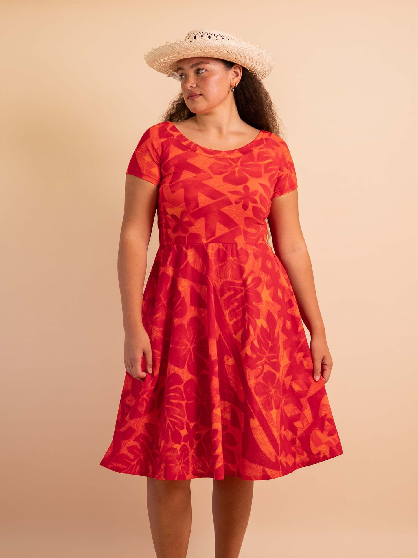 Felicia Dress - Scarlet