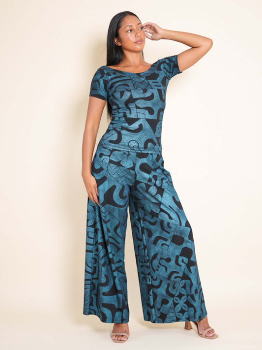 Lydia Pants - Turquoise Pearl