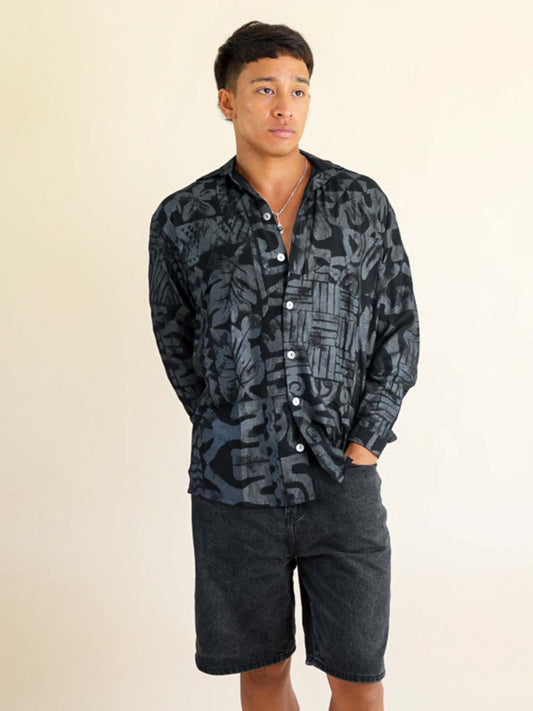 Koloa Shirt - Tahitian Black Pearl