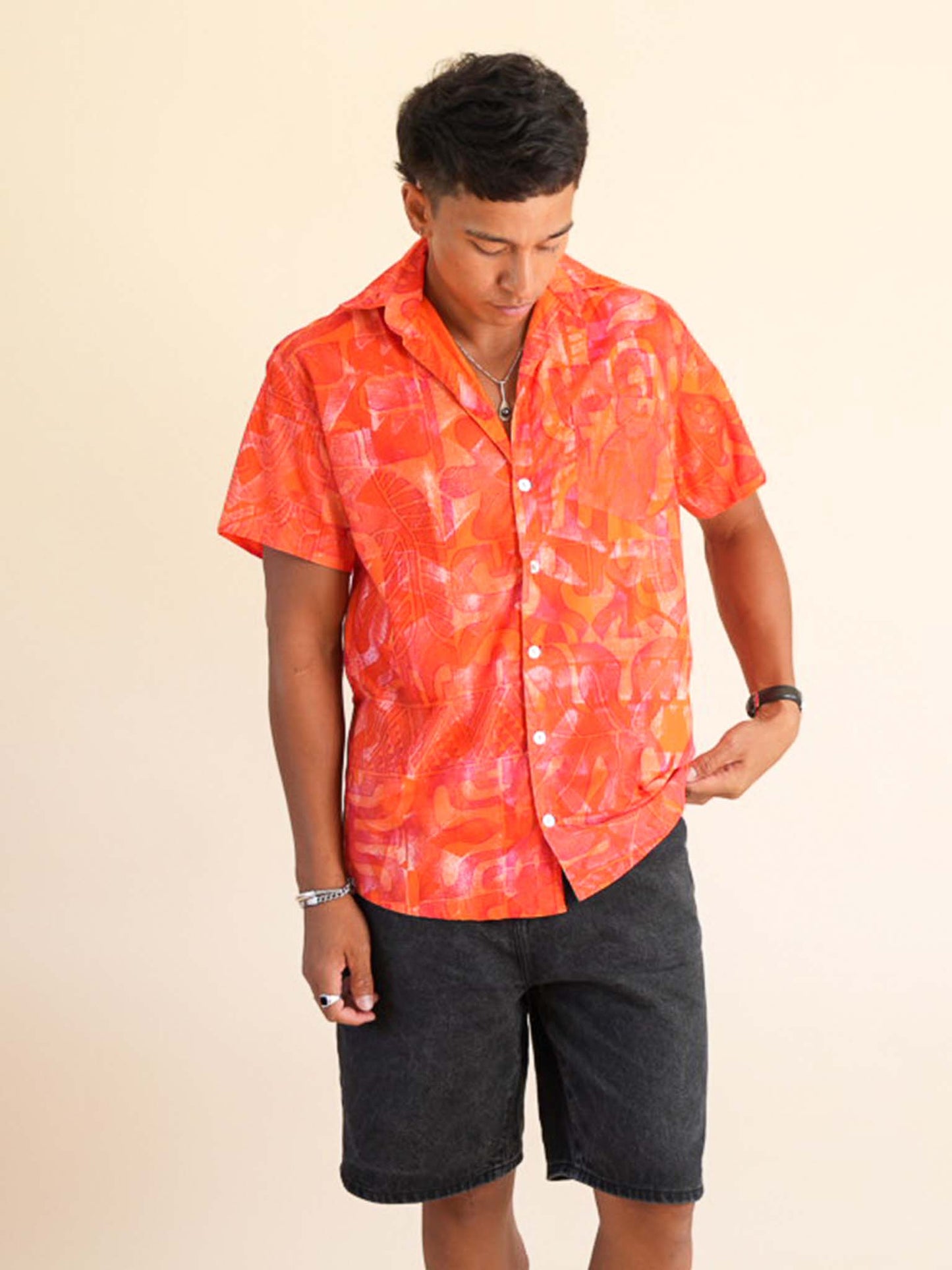 Taputu Shirt - Flamboyant