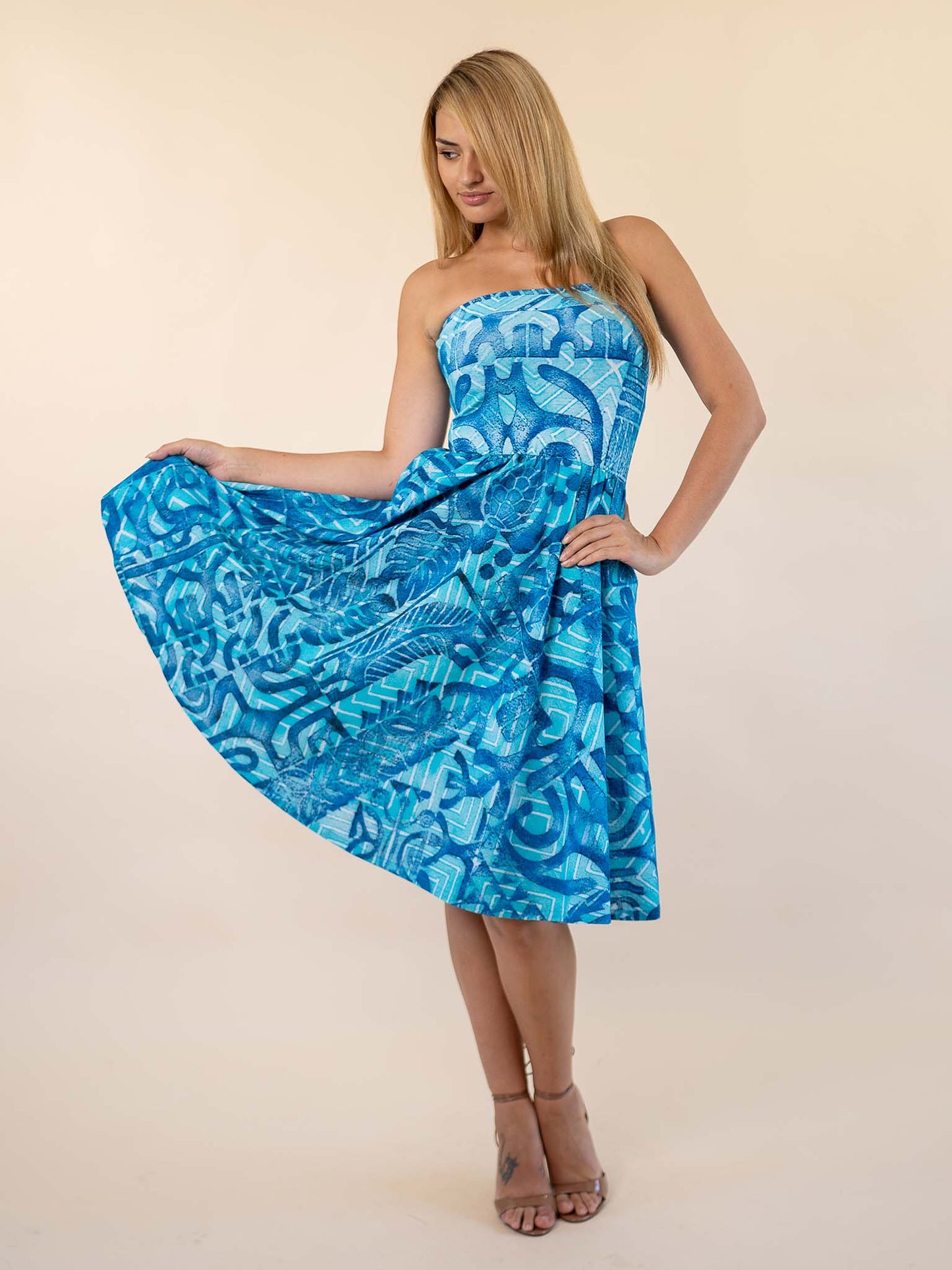 Tehina Dress - Ocean