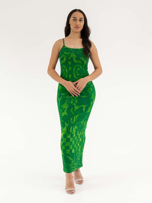 Moana Dress Long - Forest
