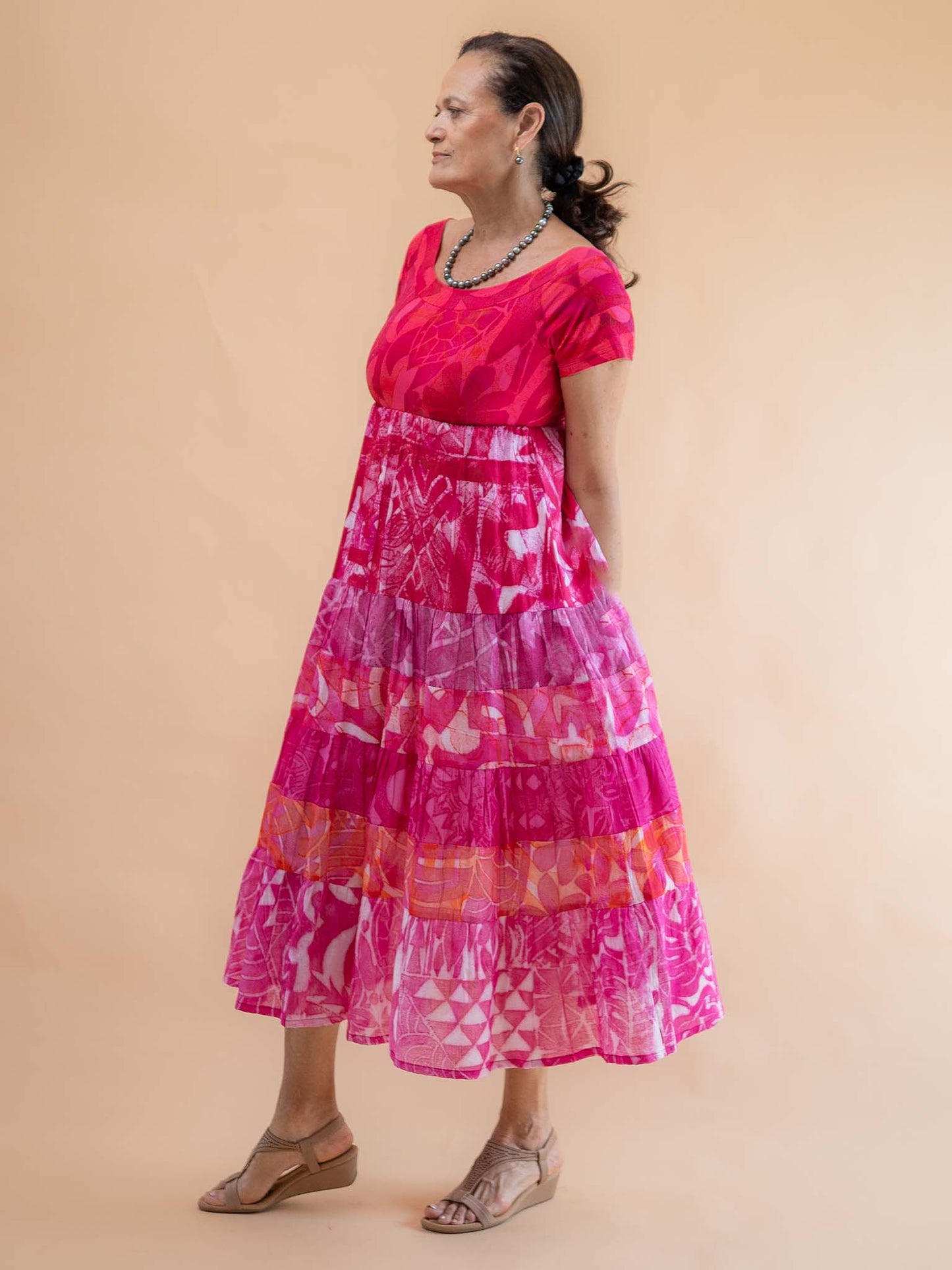 Tiare Dress -  Dark Cerise