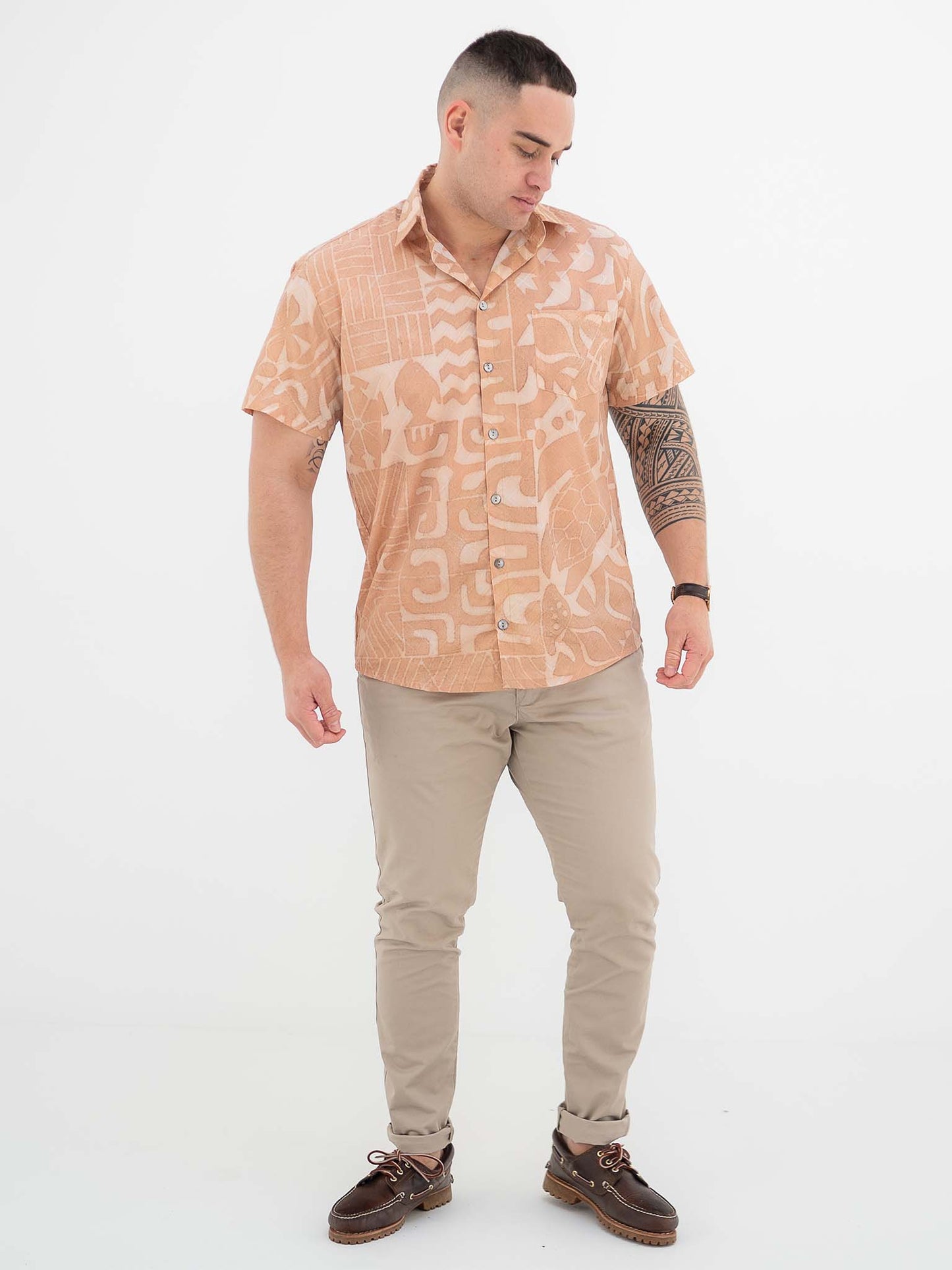 Taputu Shirt - Sandstone