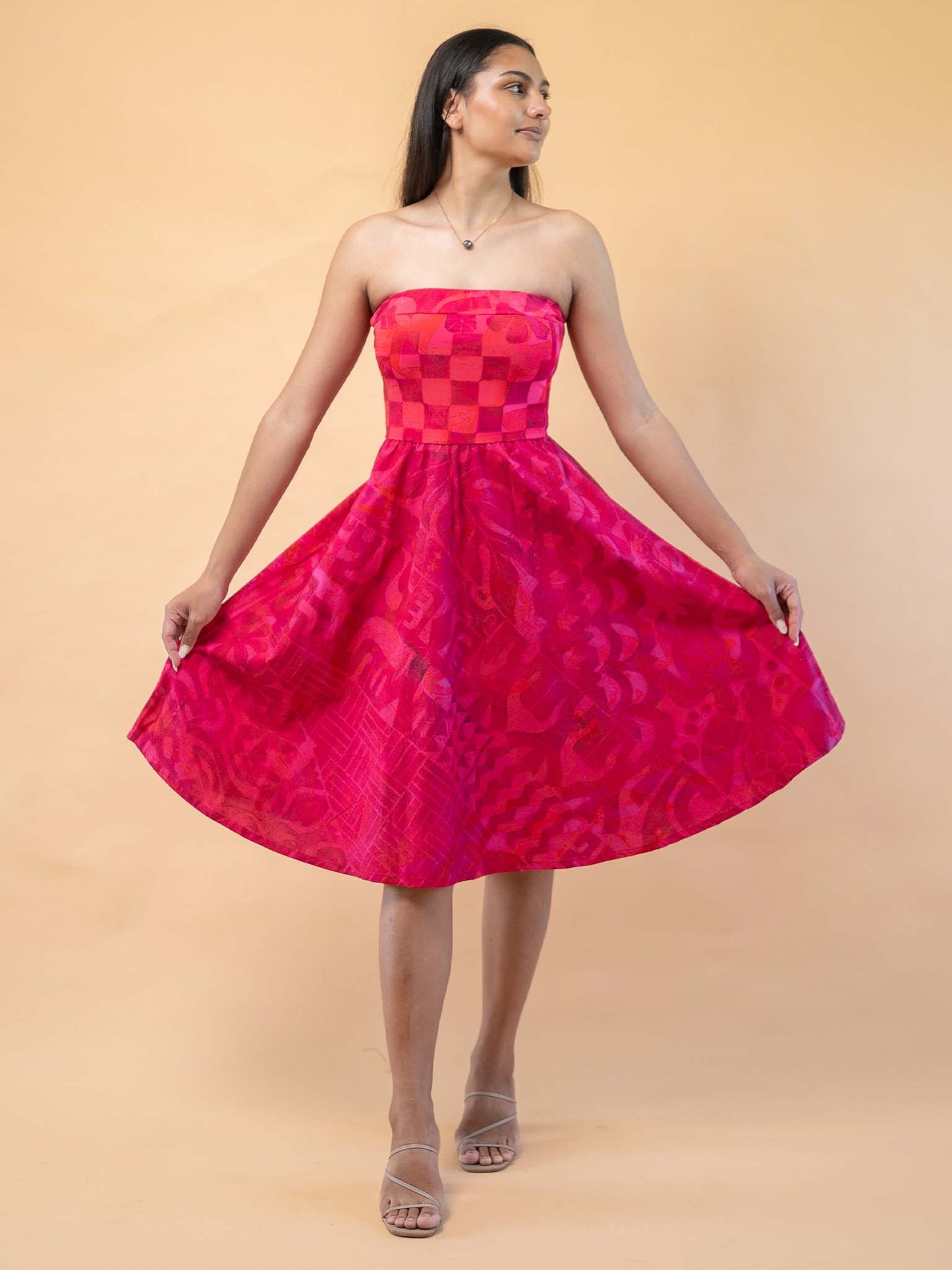 Tehina Dress -  Dark Cerise