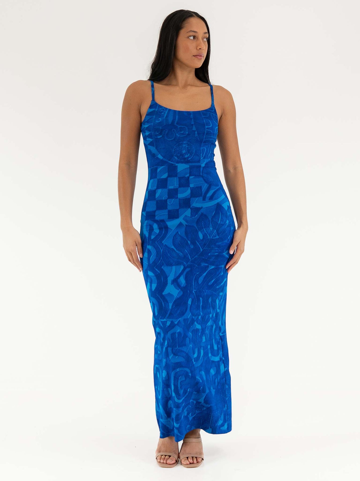 Moana Dress Long - Deep ocean