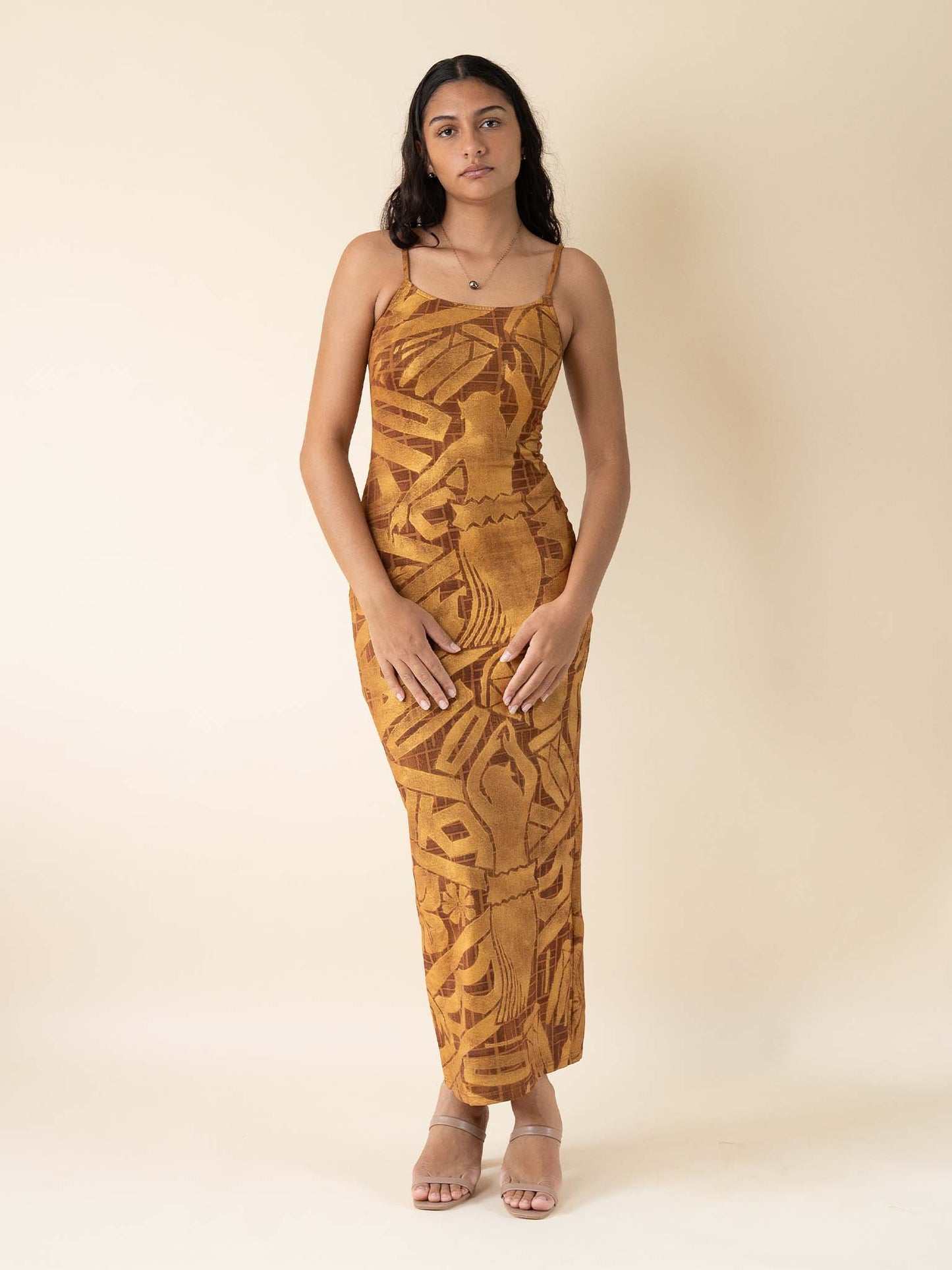 Moana Dress Long - Bronze