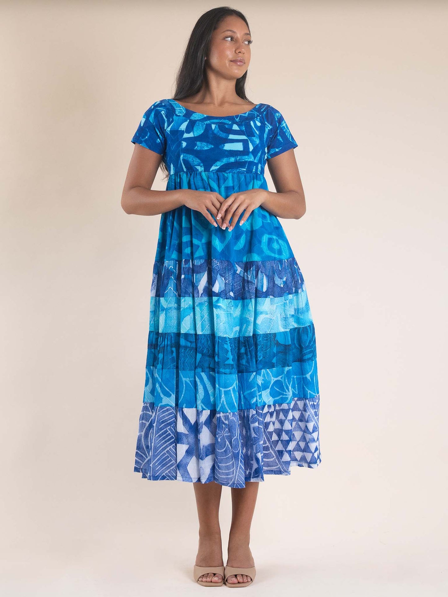 Tiare Dress - Cobalt