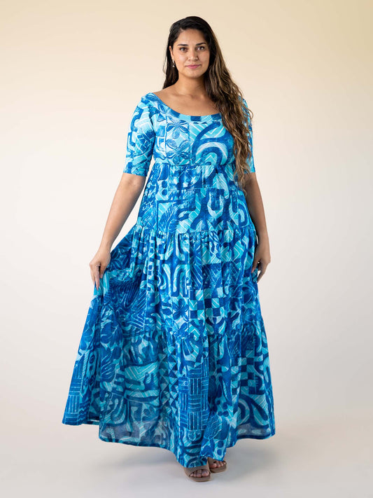 Maeva Dress Long -  Ocean
