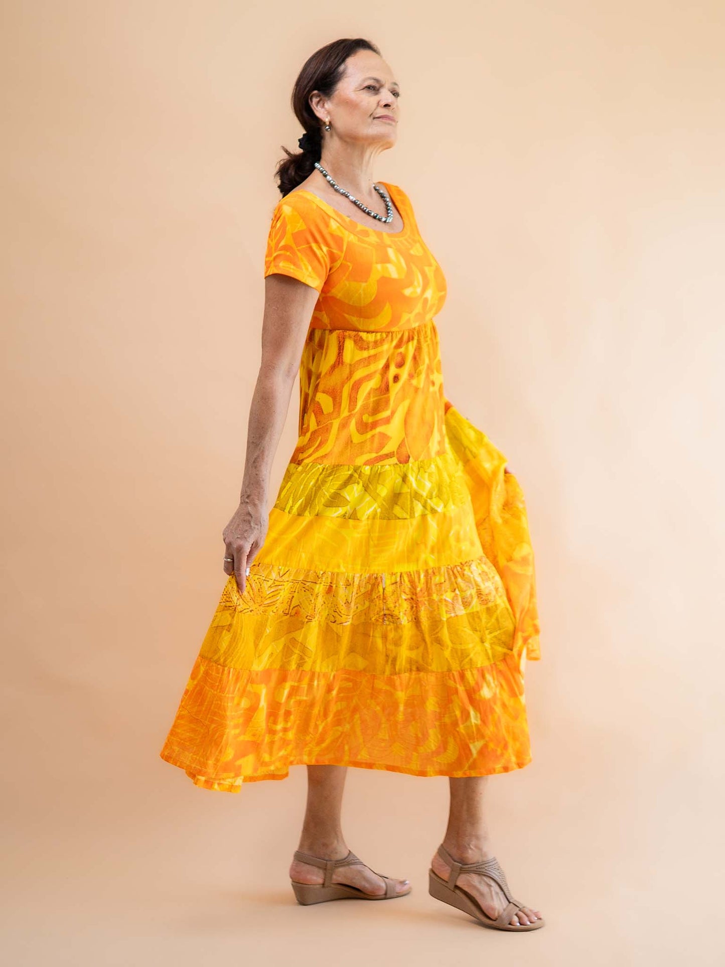 Tiare Dress - Saffron