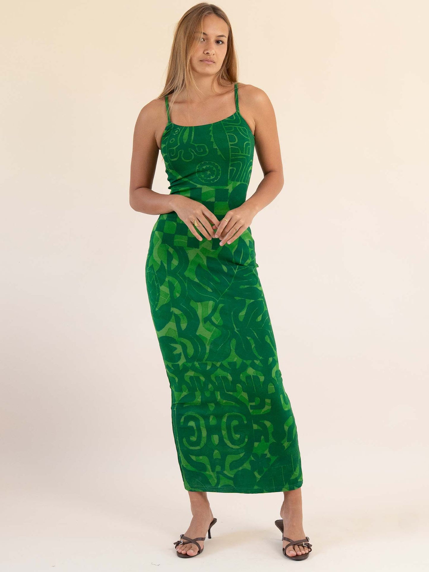 Moana Dress Long - Forest