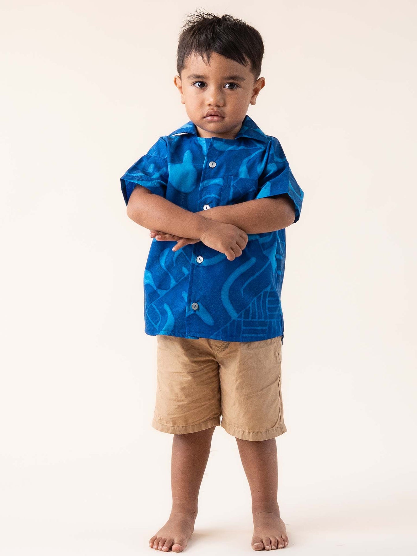 Tumu Shirt - Cobalt