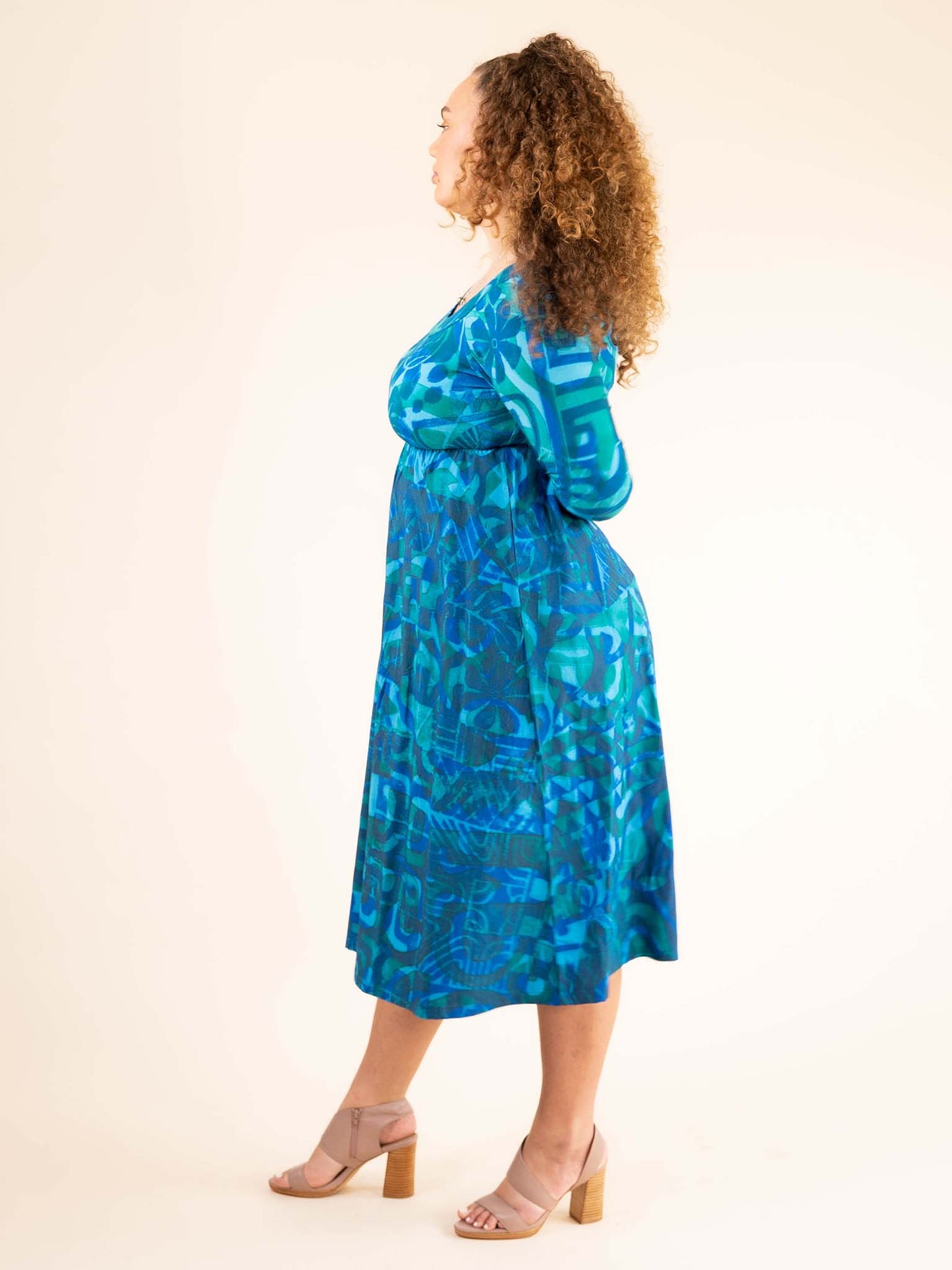 Paloma Dress - Blue Jay