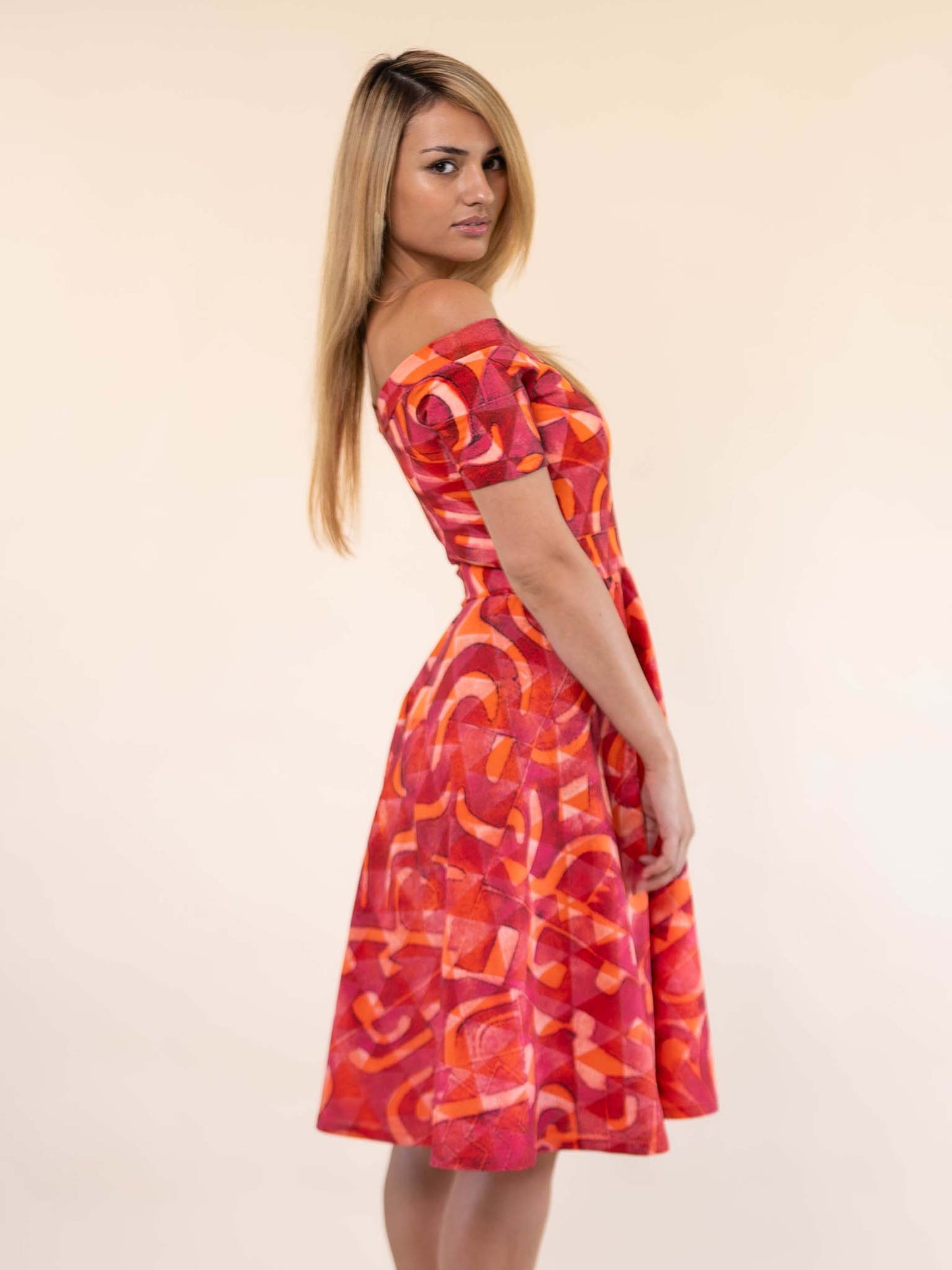 Felicia Dress - Flamboyant