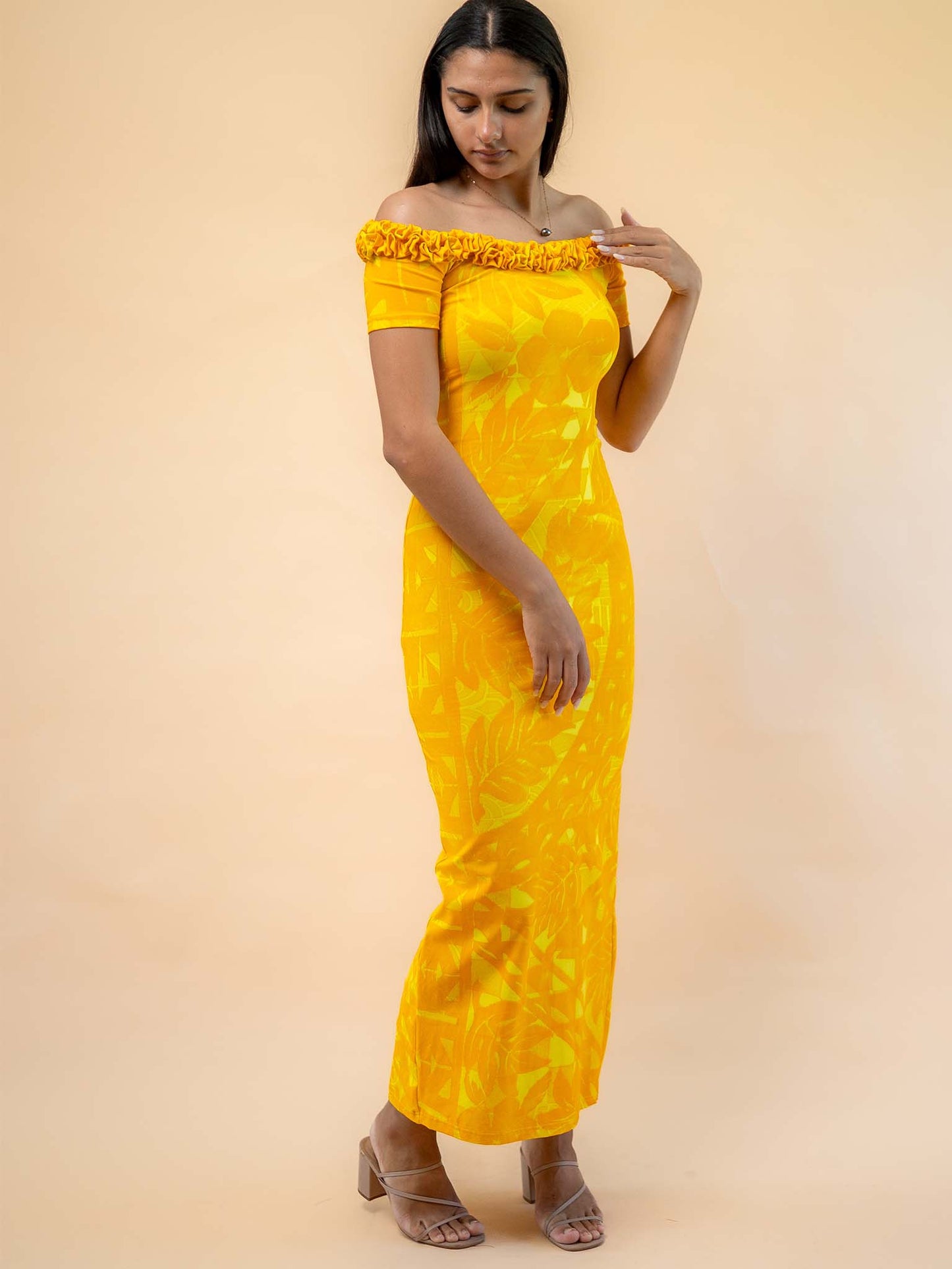 Huahine Dress - Amber