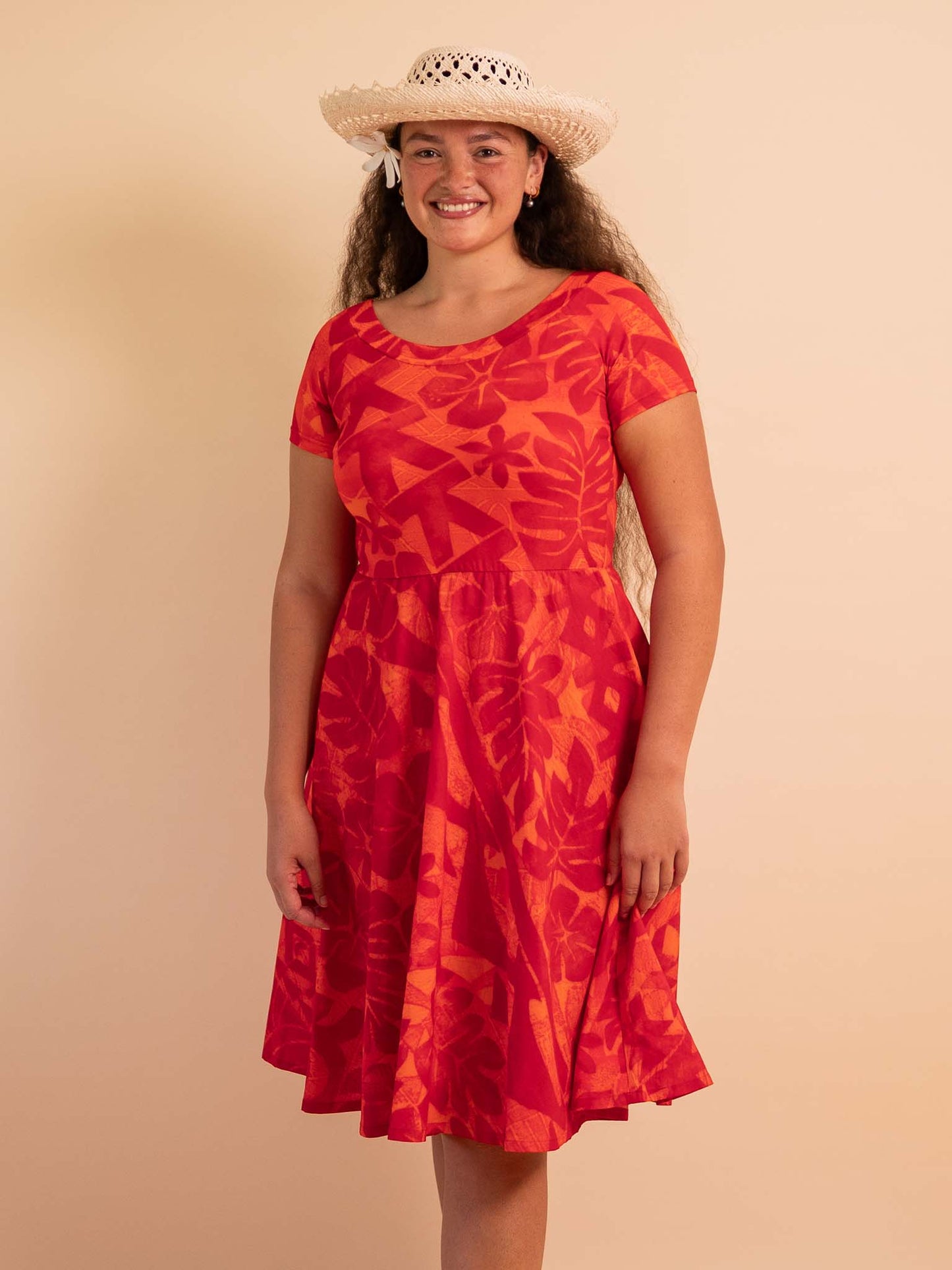 Felicia Dress - Scarlet