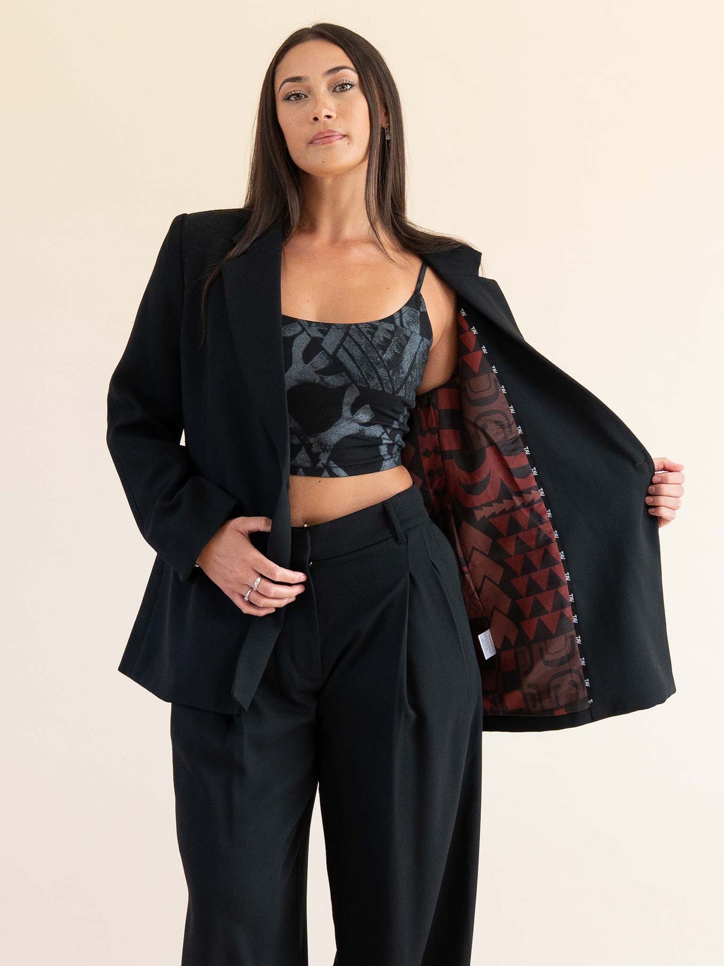 Iva Spring Blazer - Black