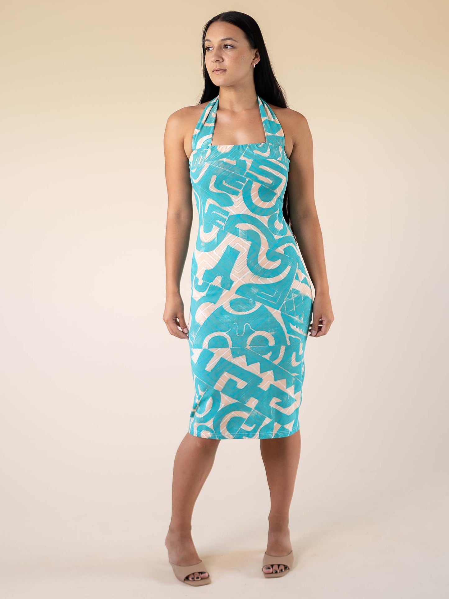 Raera Dress Midi  - Seashore
