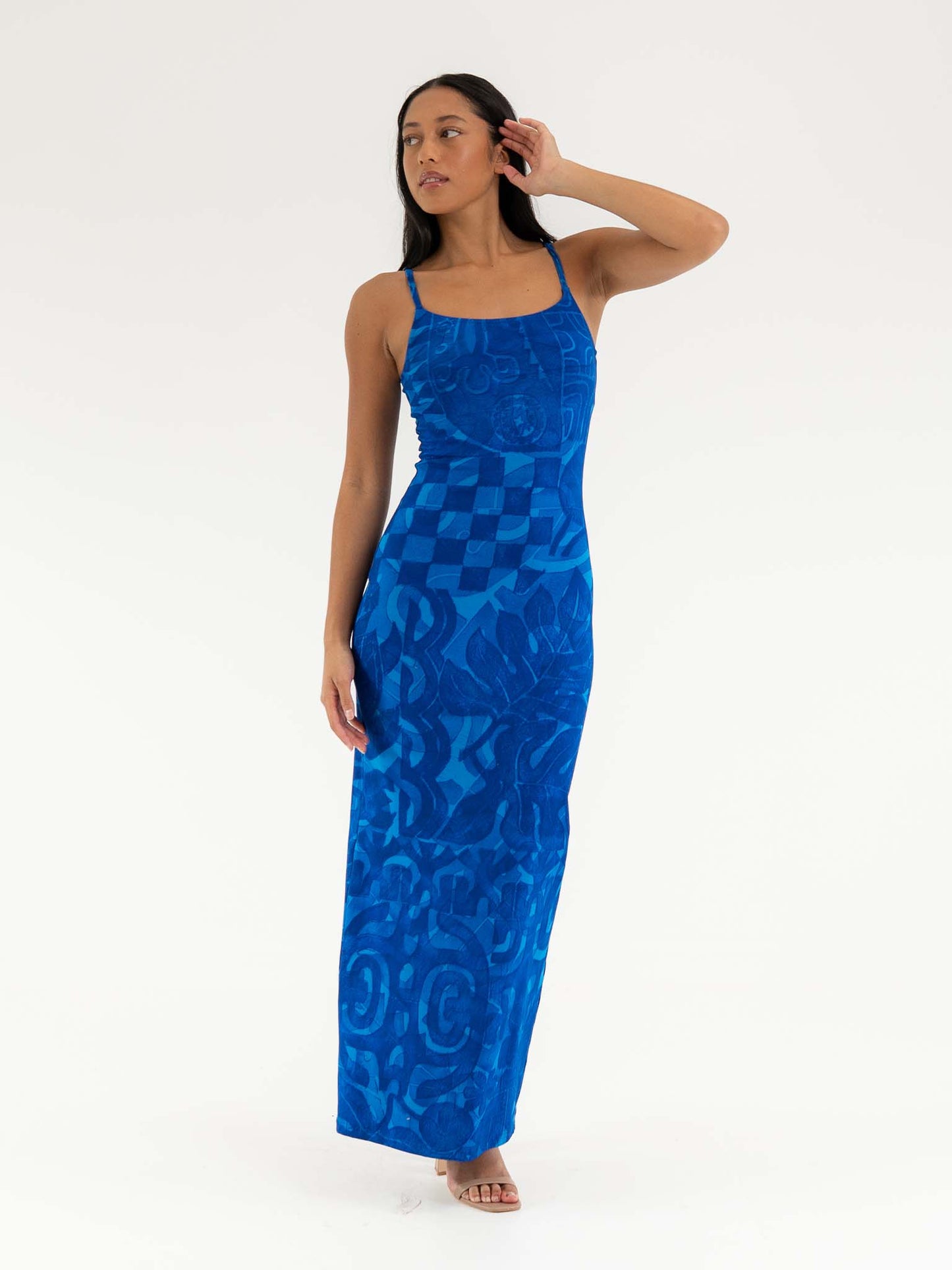 Moana Dress Long - Deep ocean