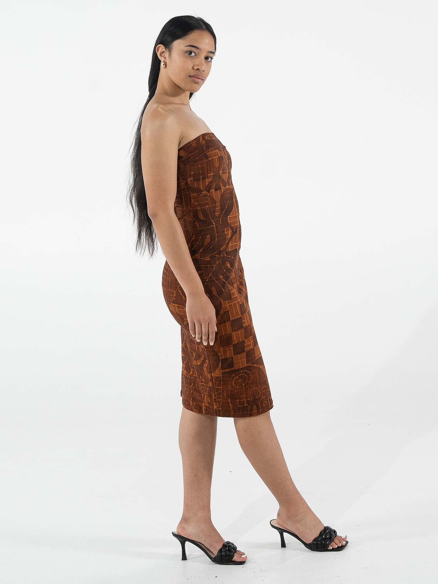 Mina Dress - Bark