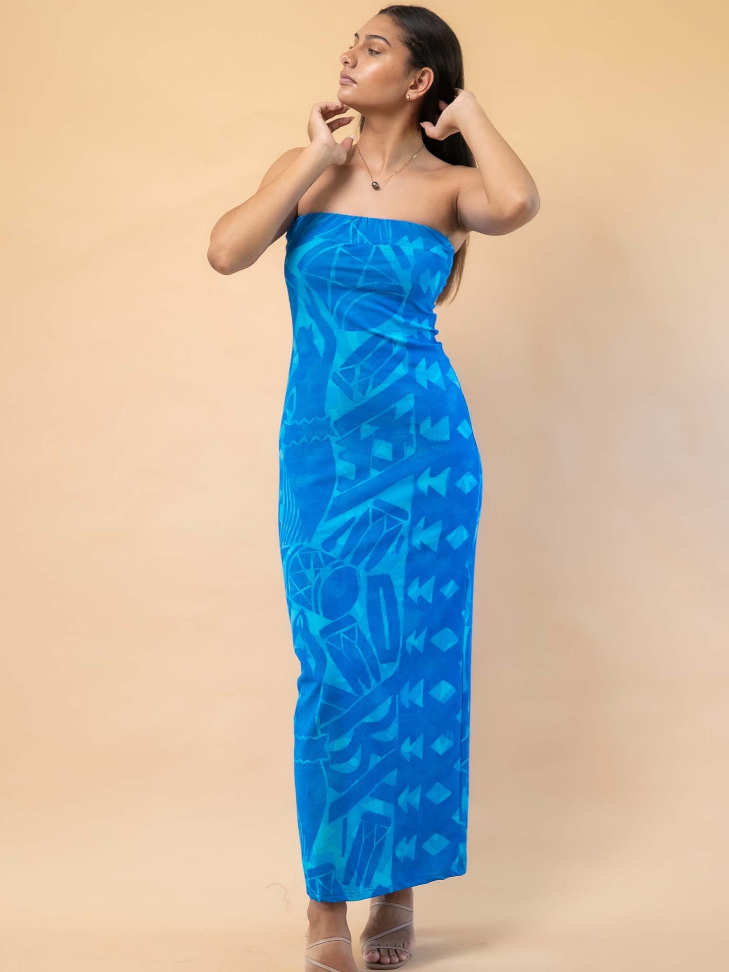 Mina Dress Long - Waimea