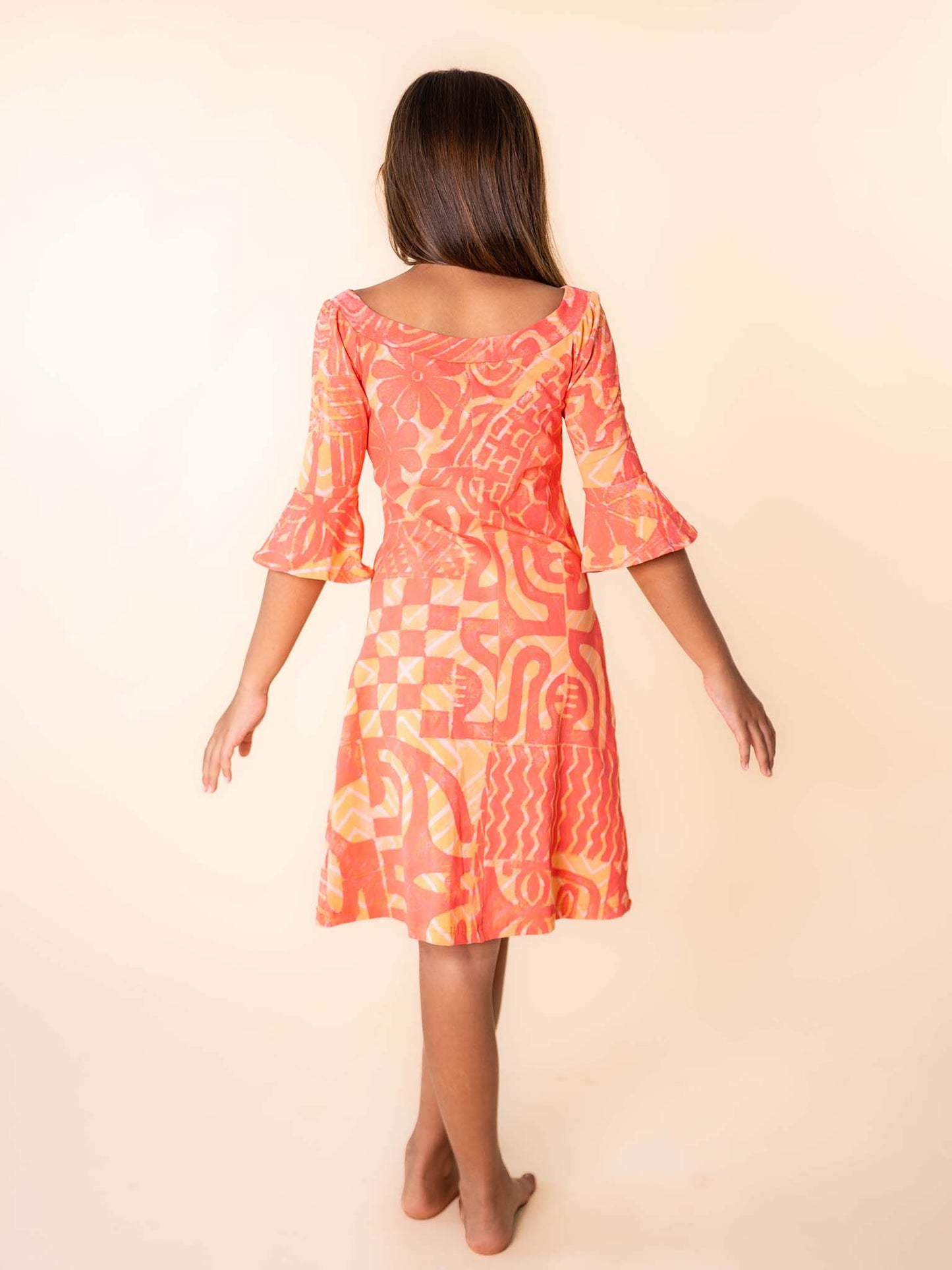 Kaute Dress - Apricot