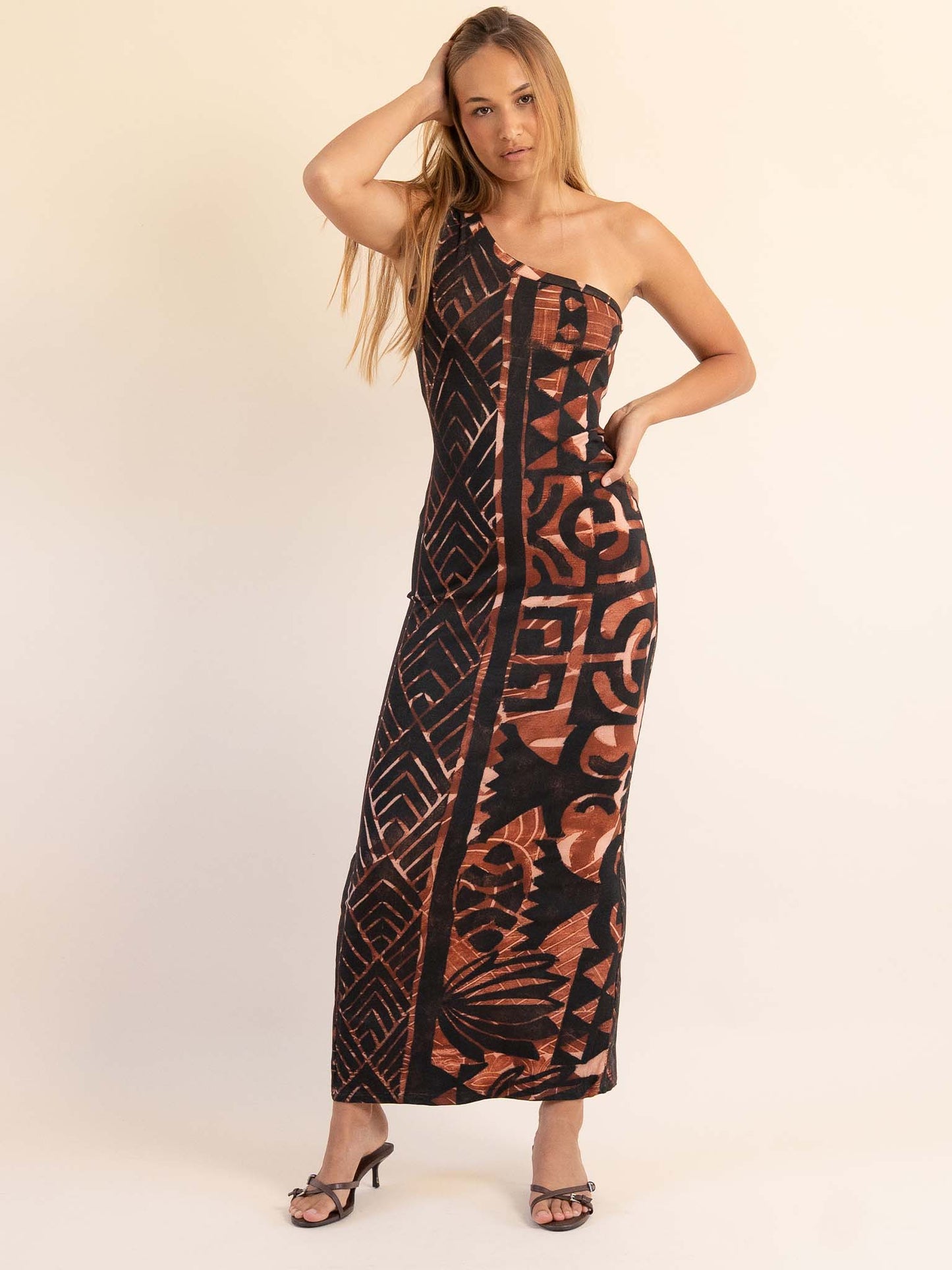 Chrystalla Dress Long - Hazel