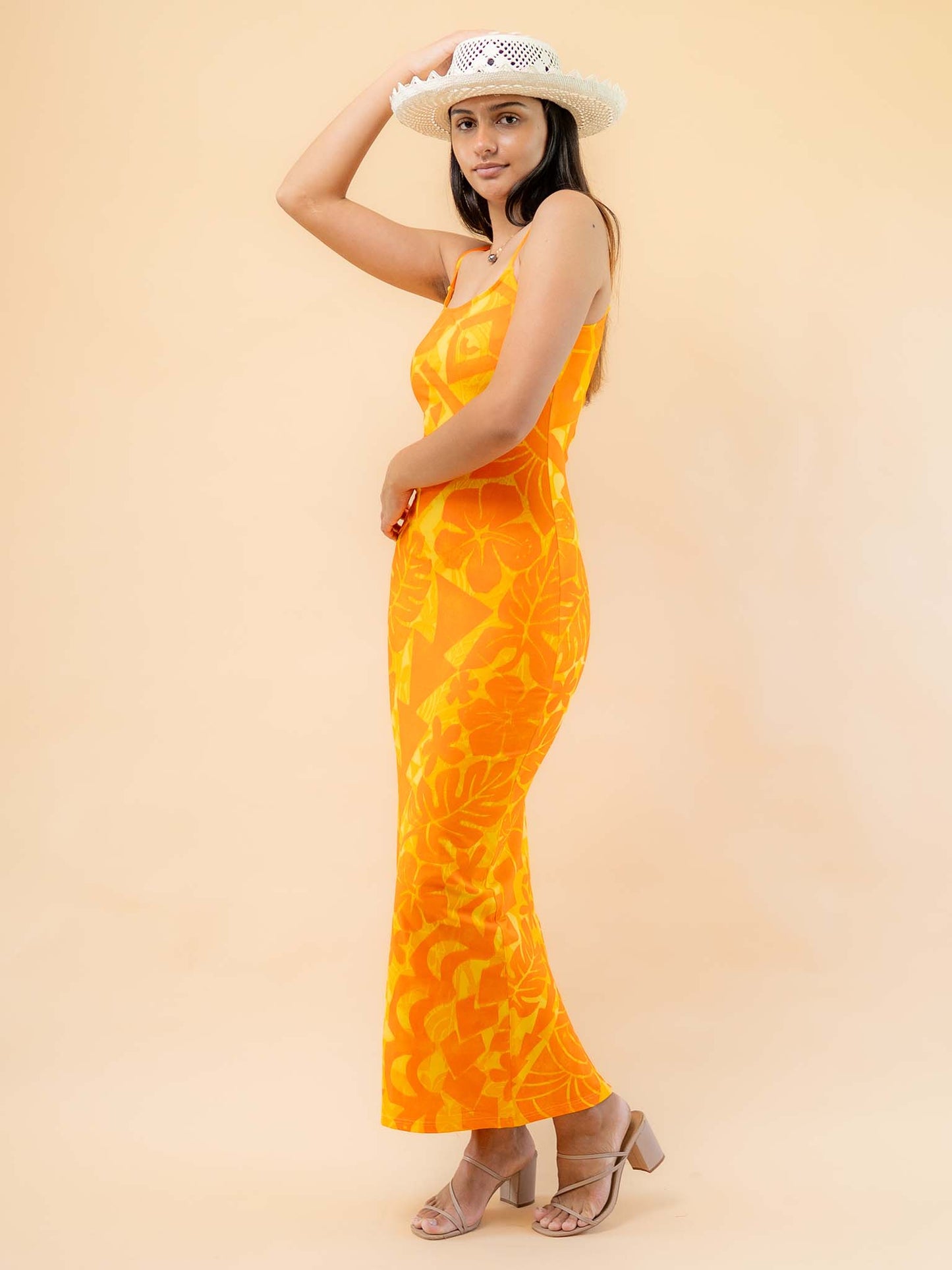 Moana Dress Long - Saffron