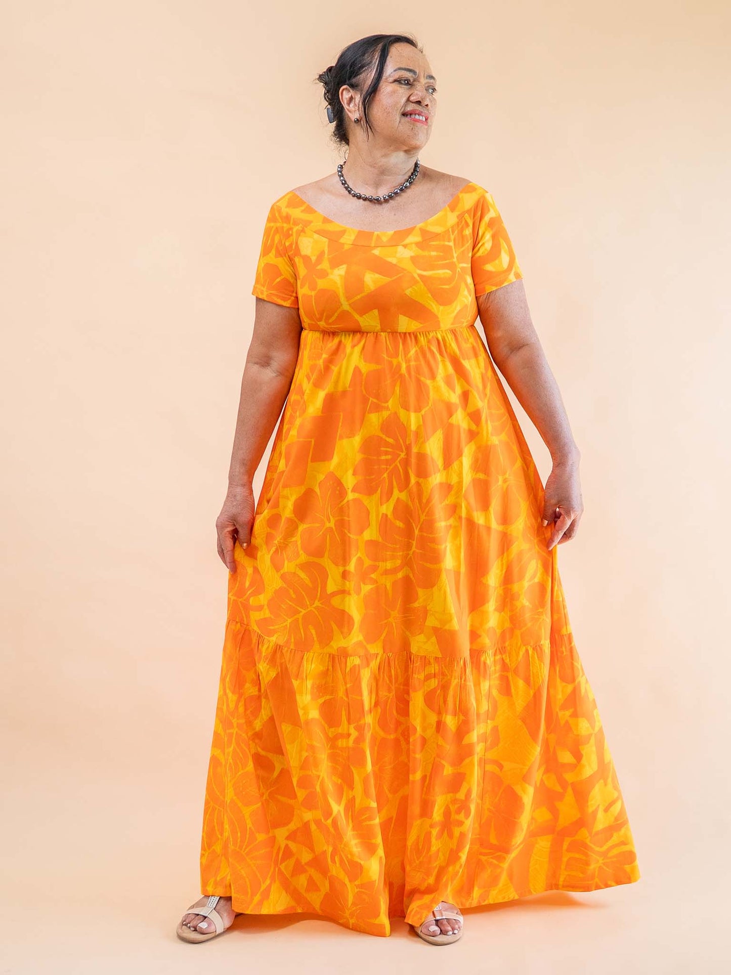 Vaine Dress - Saffron