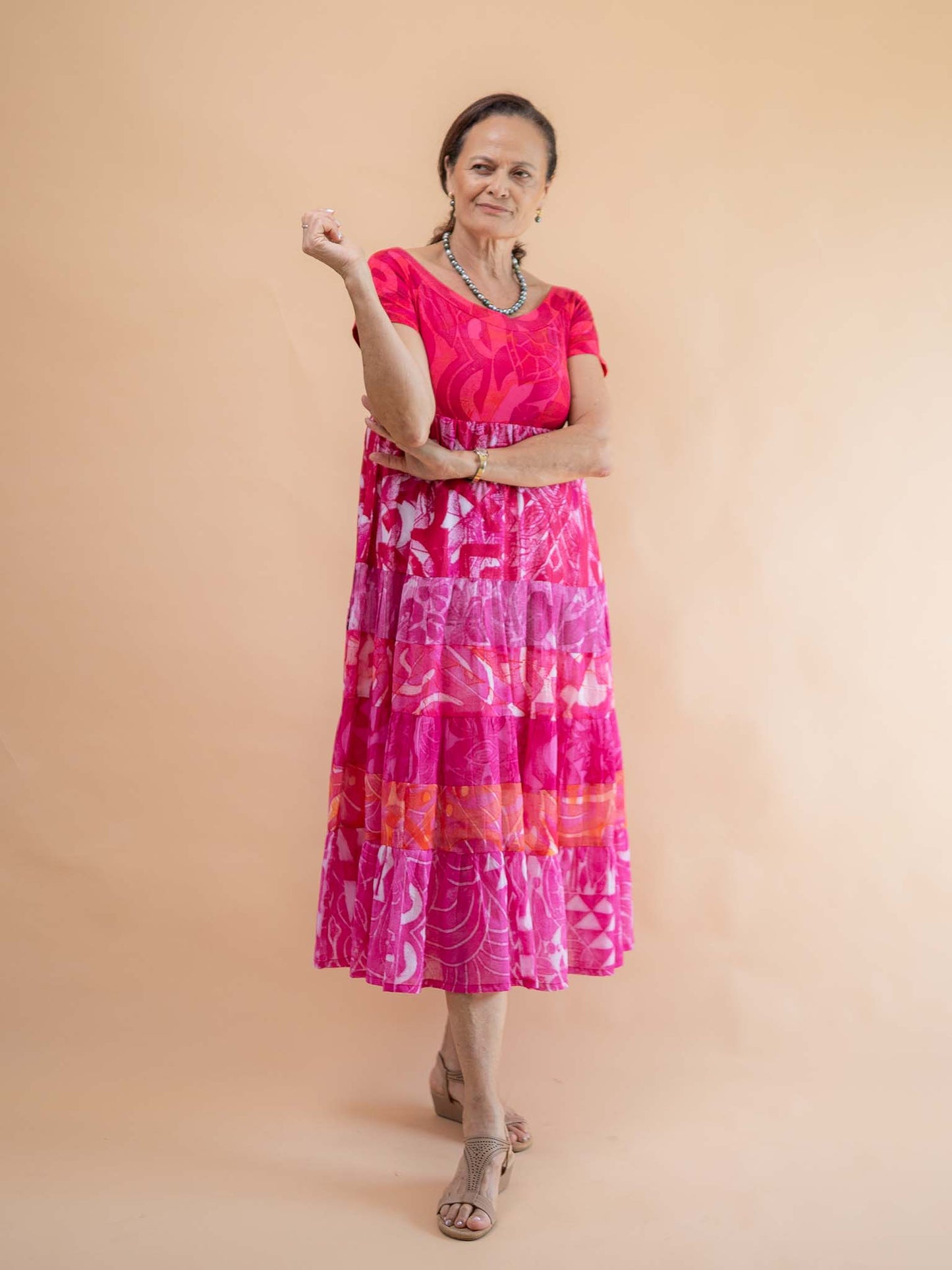 Tiare Dress -  Dark Cerise