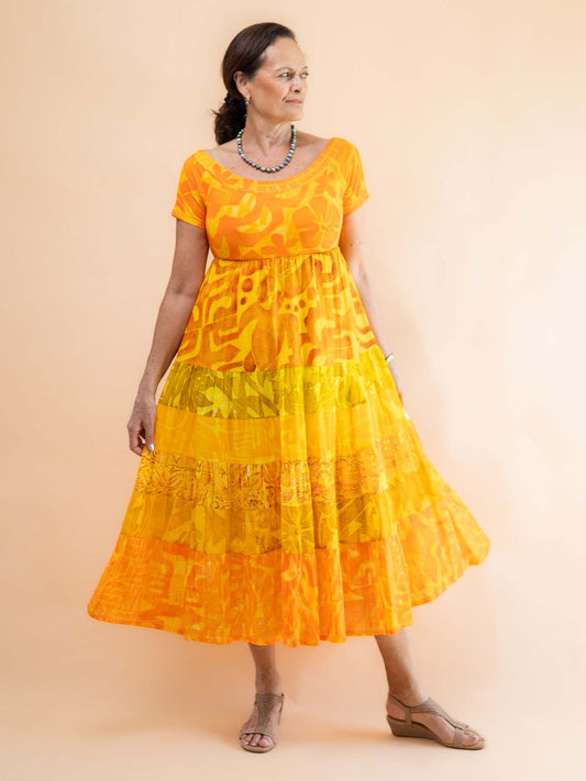 Tiare Dress - Saffron