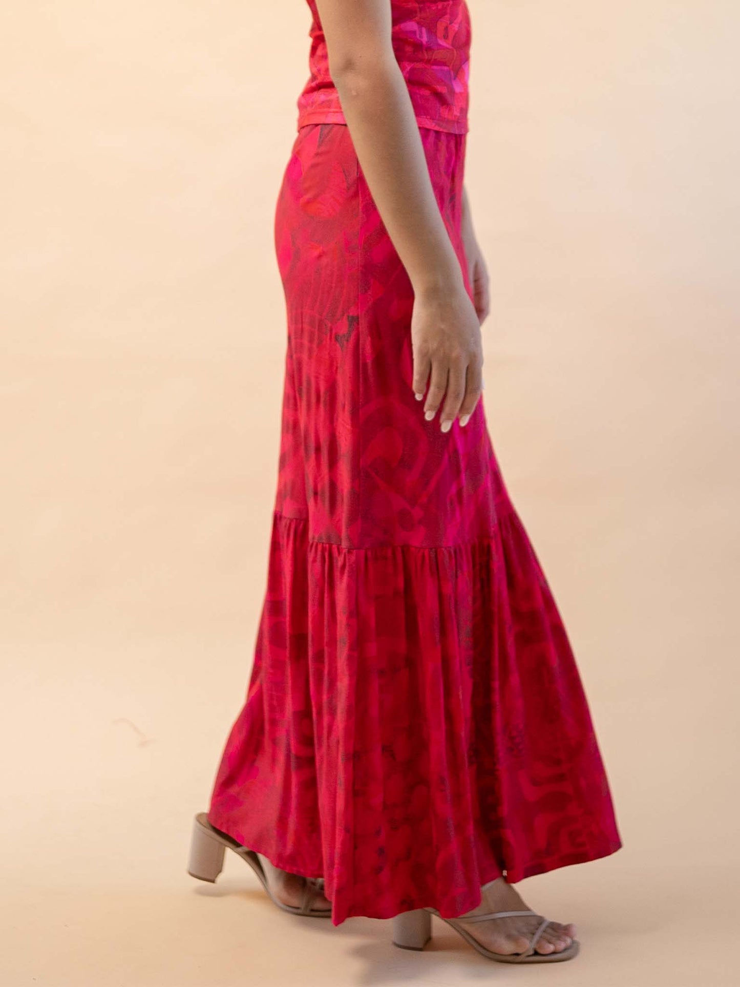 Pualani Skirt -  Dark Cerise