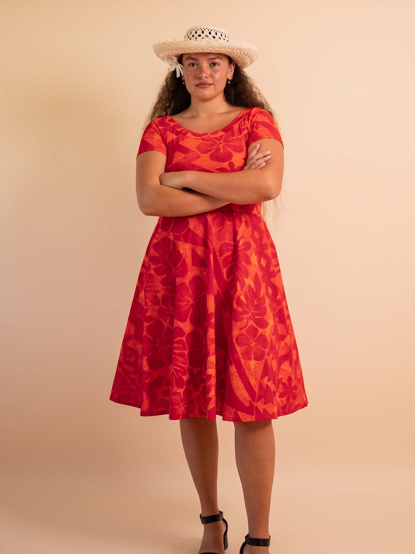 Felicia Dress - Scarlet