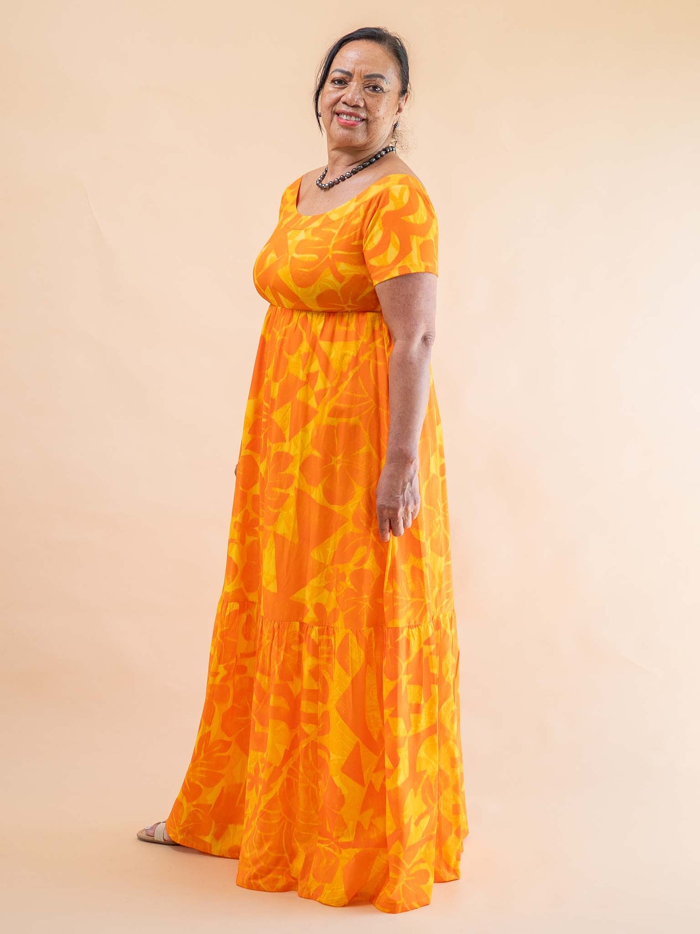 Vaine Dress - Saffron