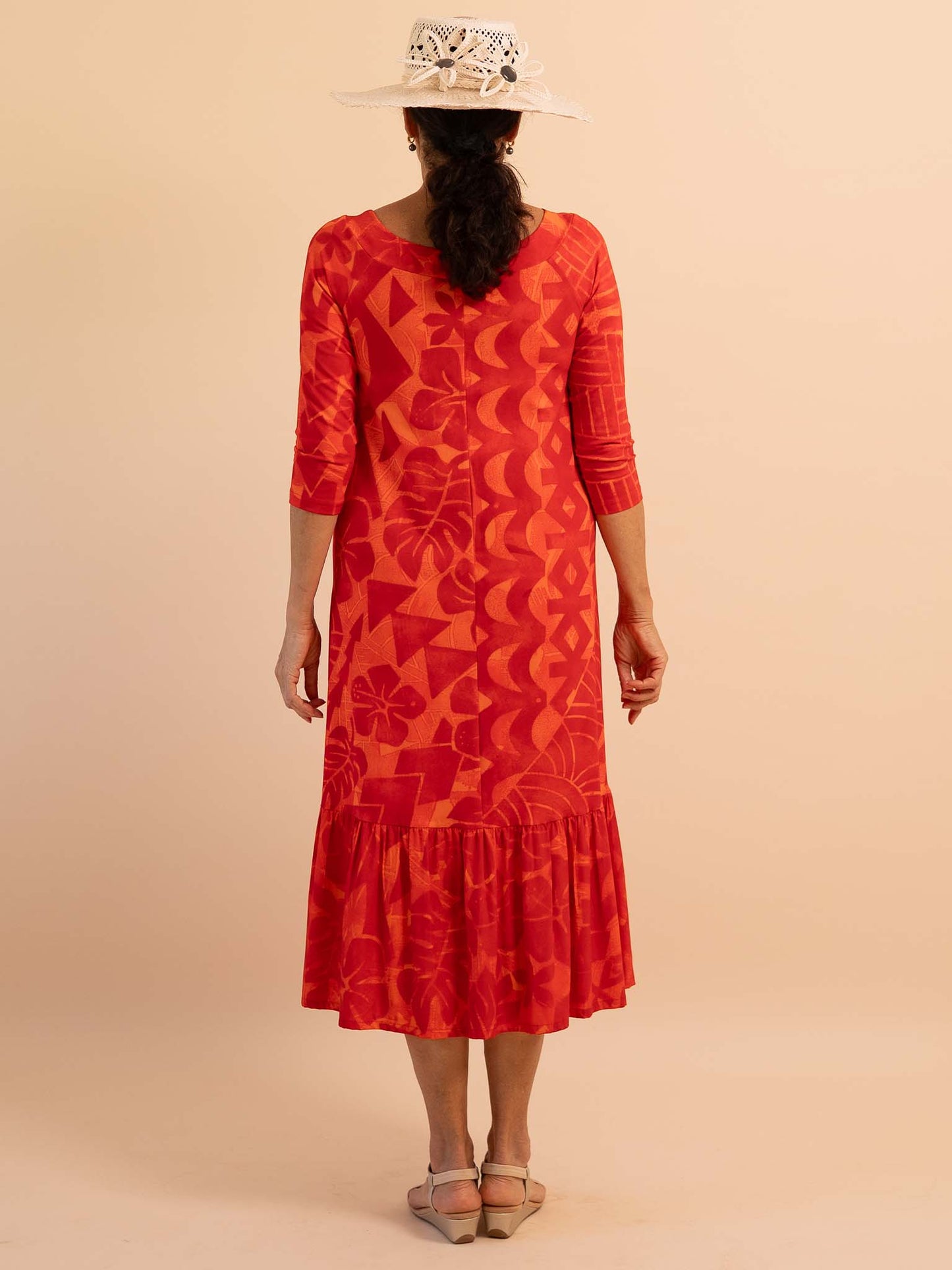Hinanui Dress - Scarlet