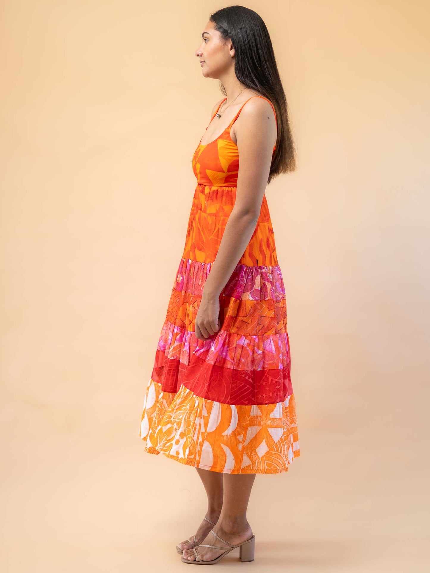 Maine Dress - Tangerine