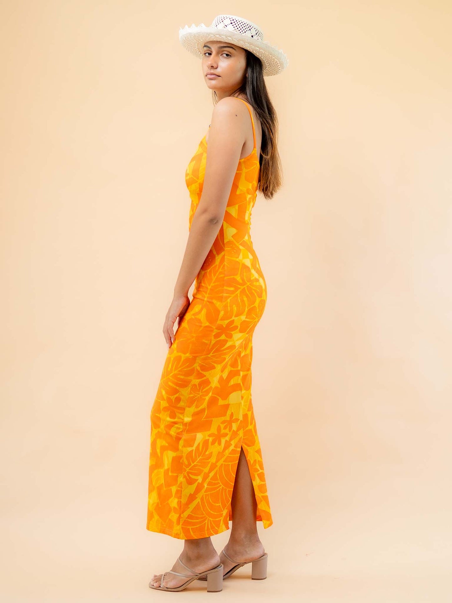 Moana Dress Long - Saffron