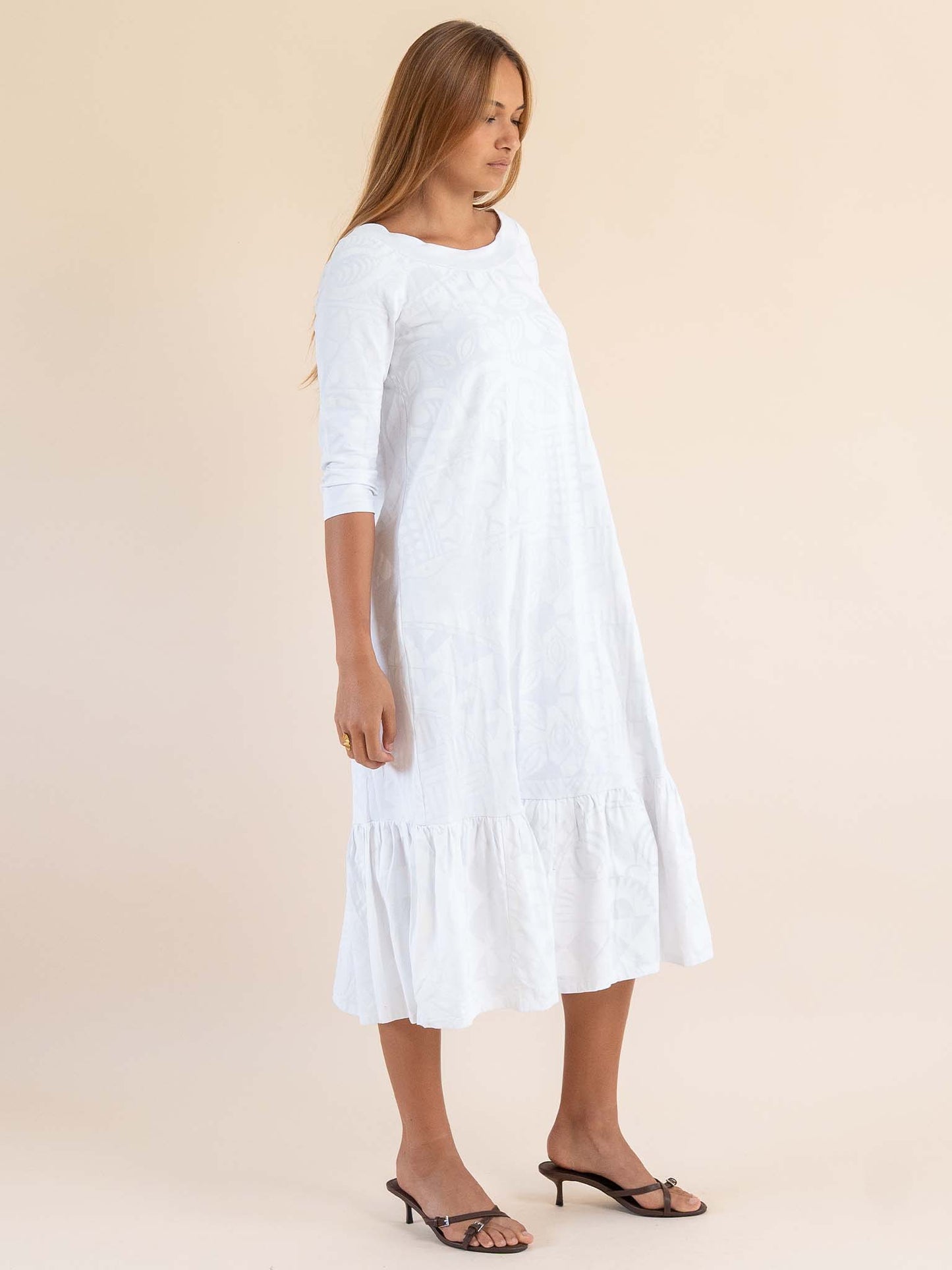 Hinanui Dress - Gardenia