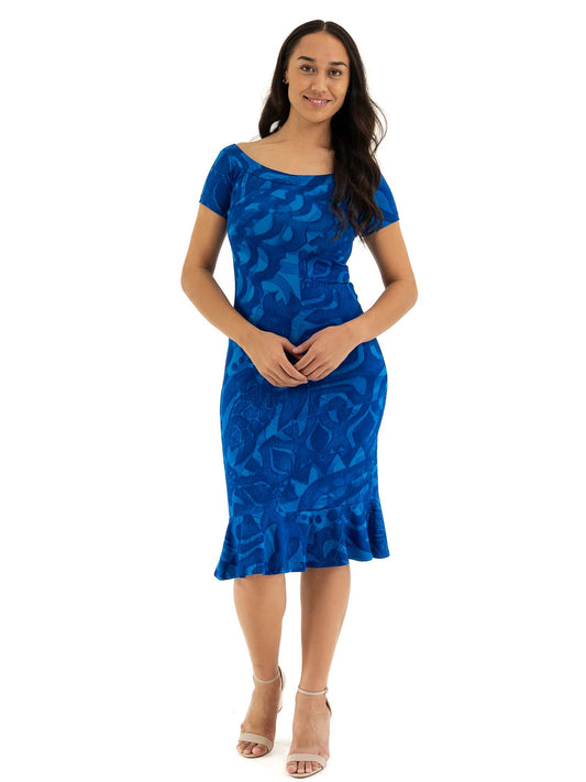Ana Dress - Deep ocean