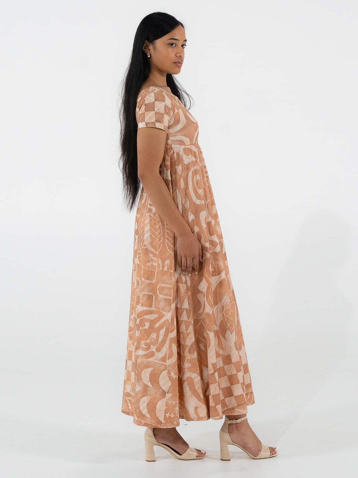 Tarani Dress Long - Sandstone